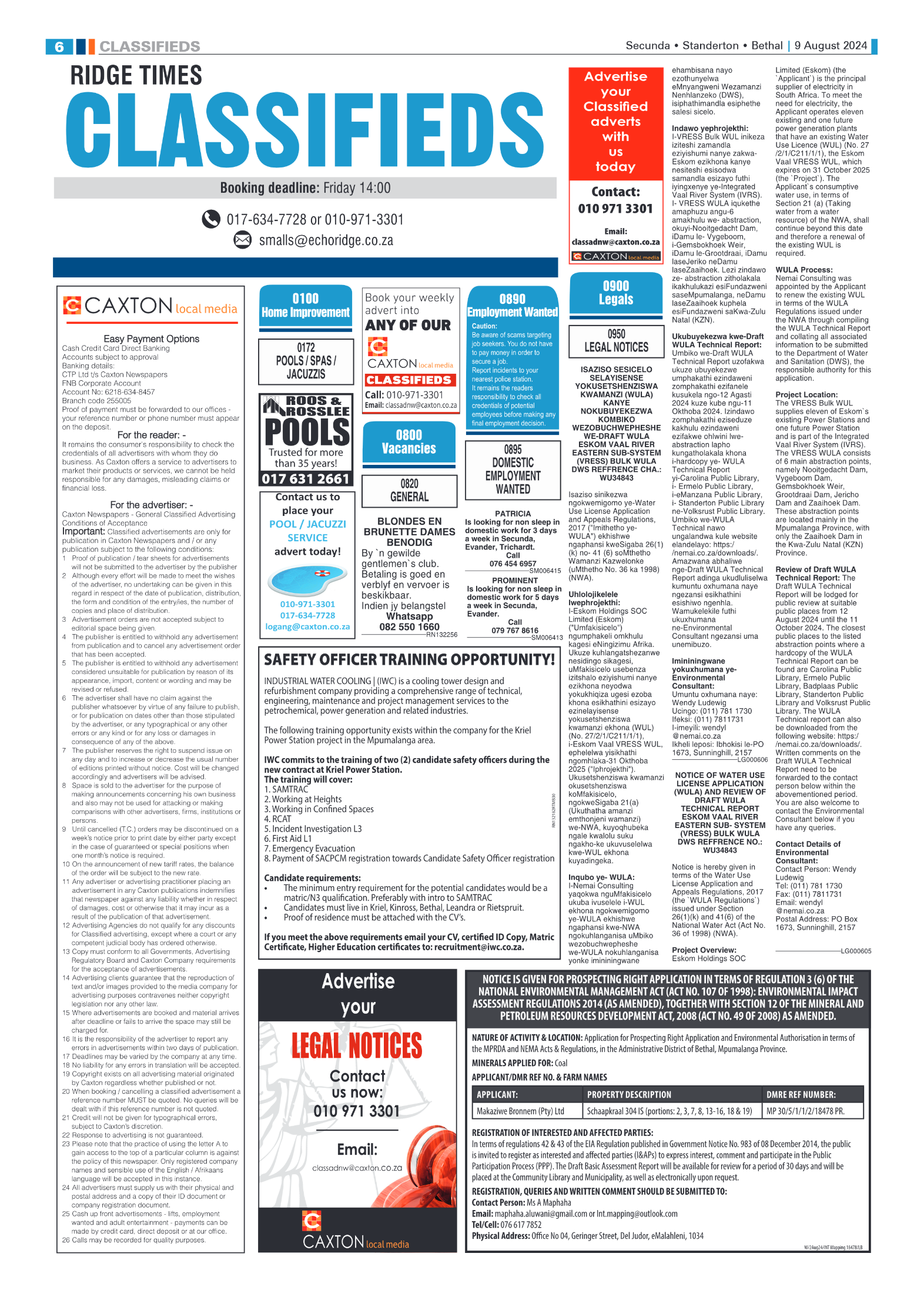 Ridge Times 9 August 2024 page 6