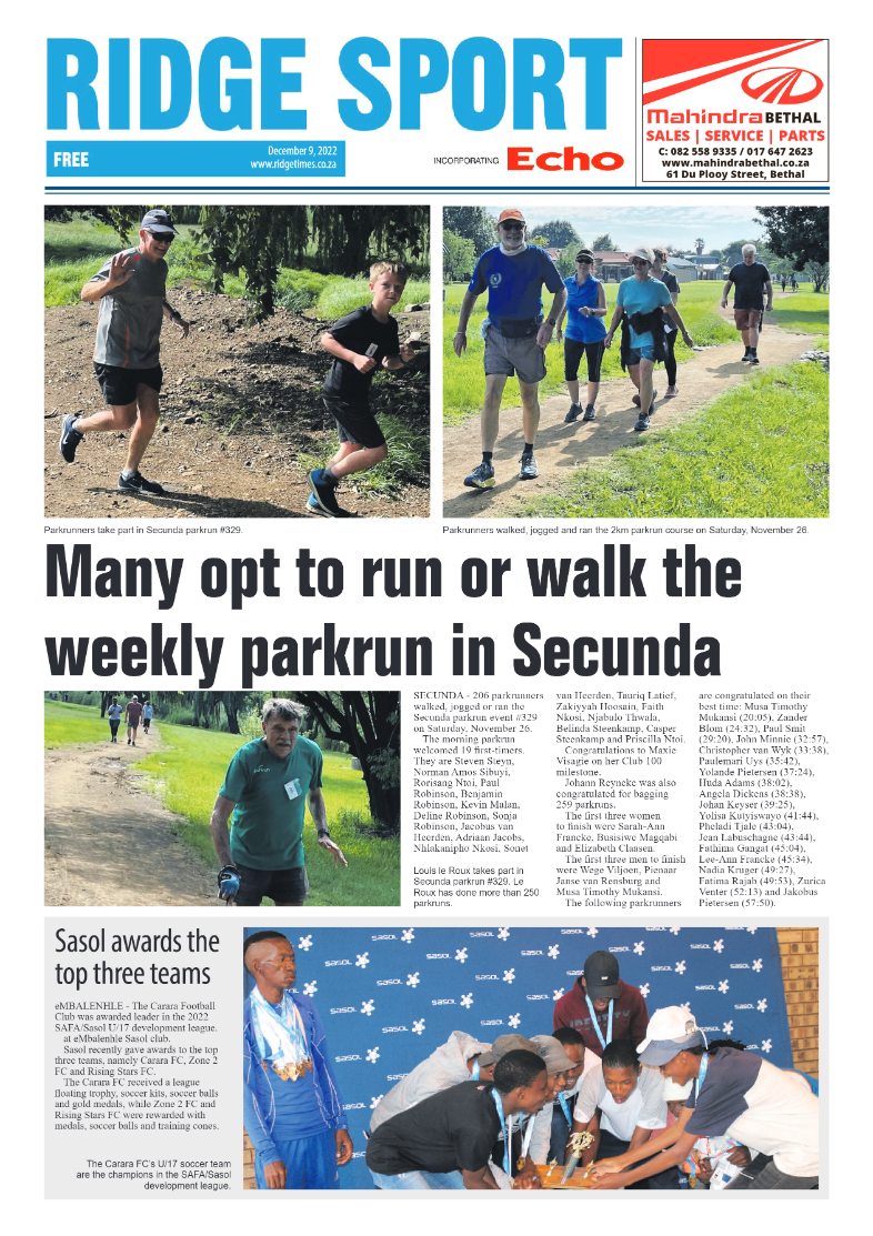 Ridge Times 9 Dec 2022 page 8