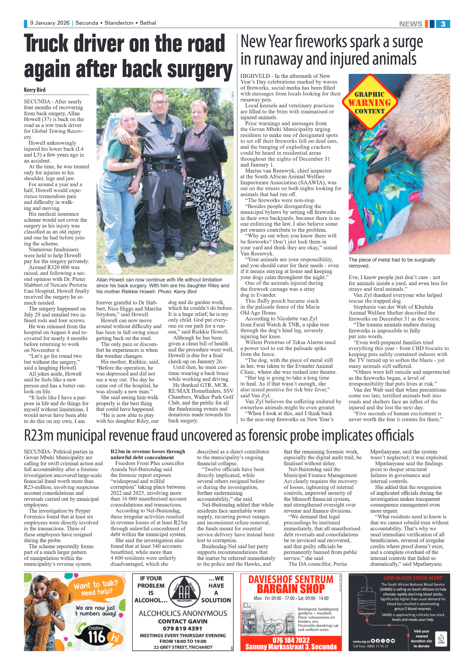 Ridge Times 9 January 2026 page 3