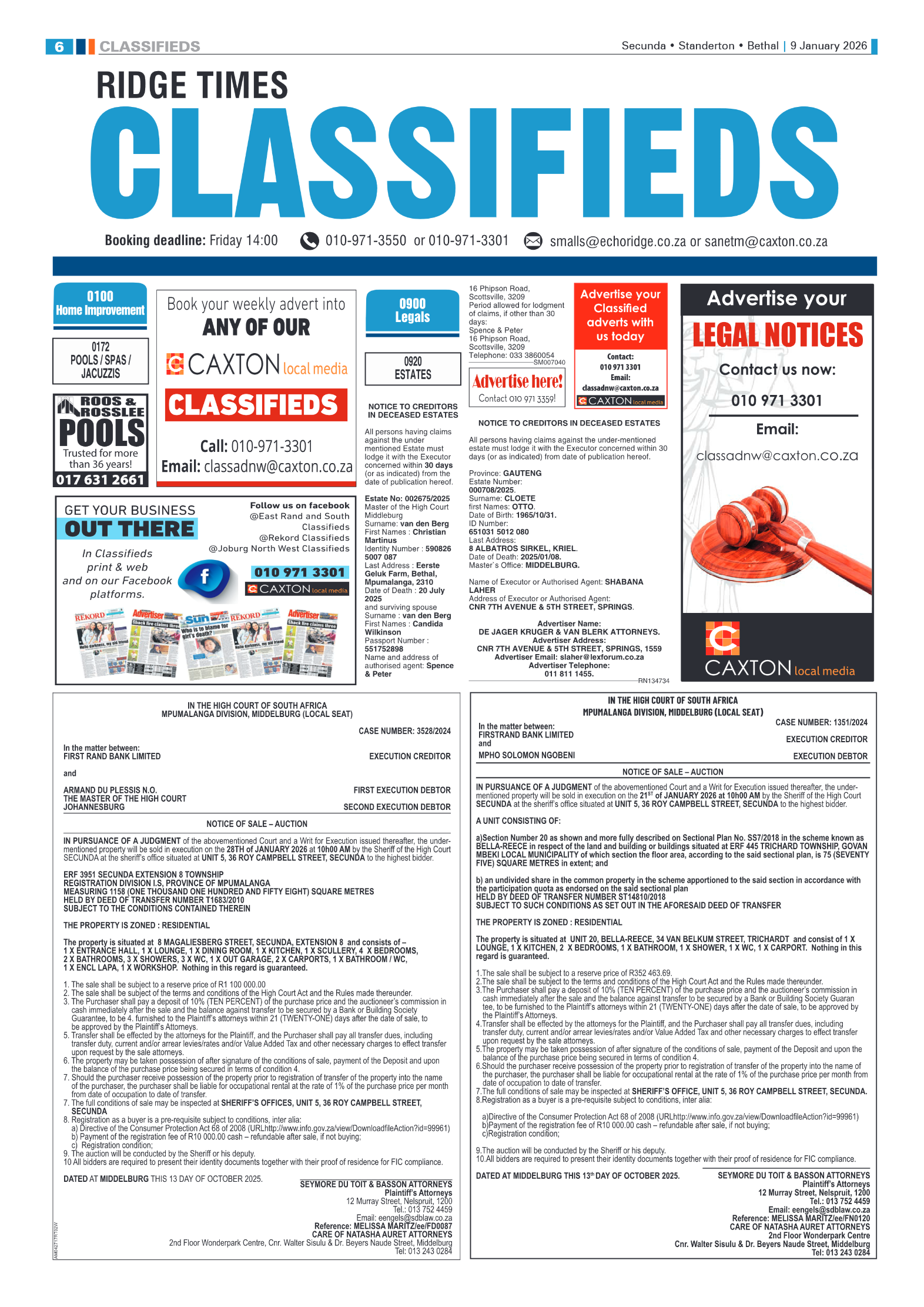 Ridge Times 9 January 2026 page 6