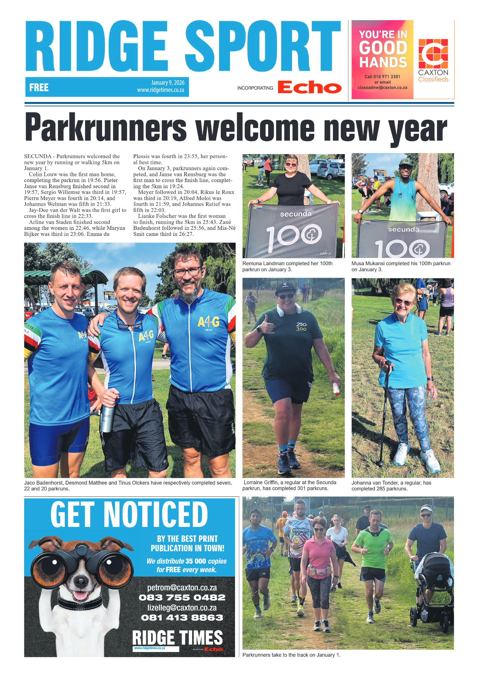 Ridge Times 9 January 2026 page 8