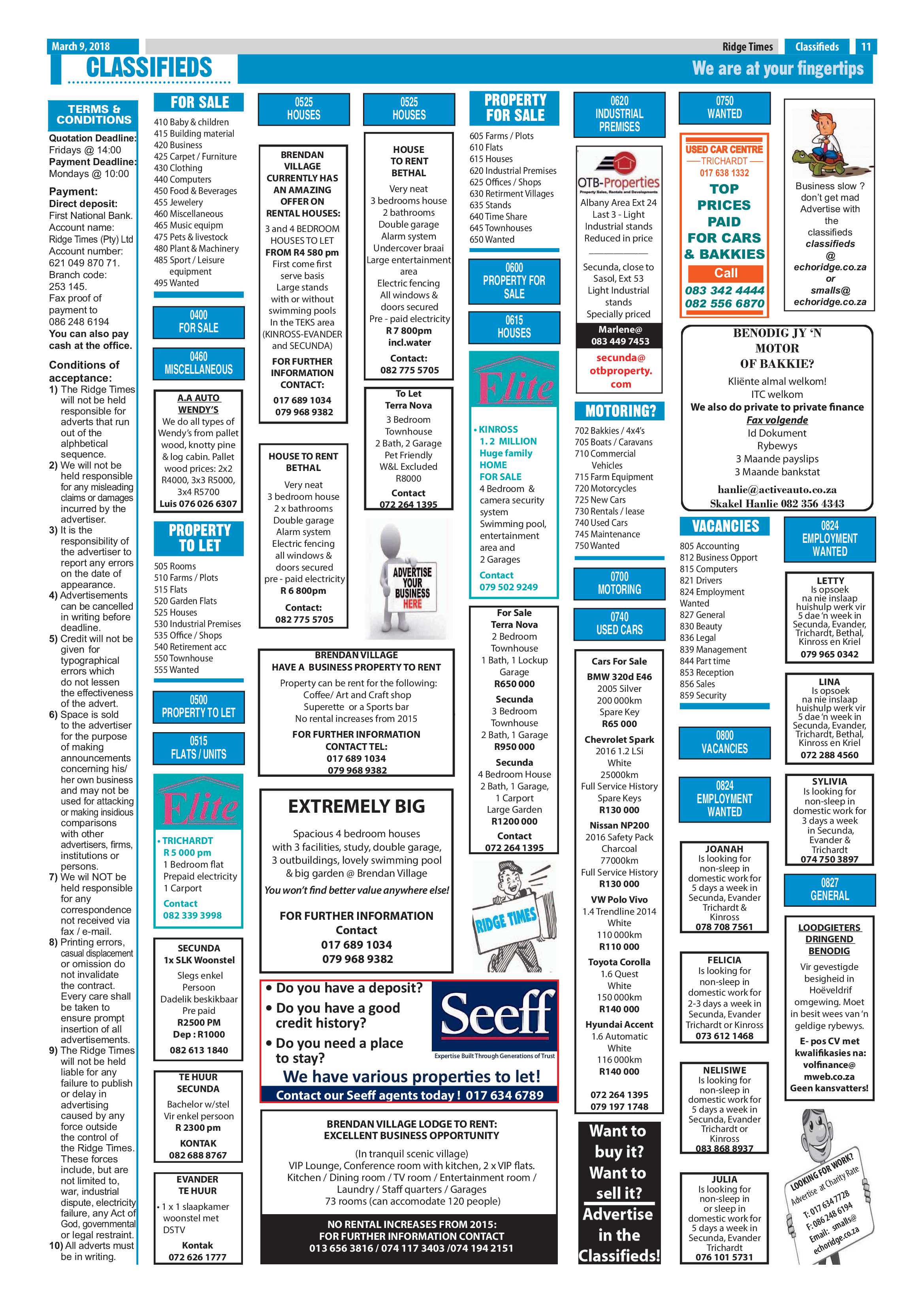 Ridge Times 9 March 2018 page 11