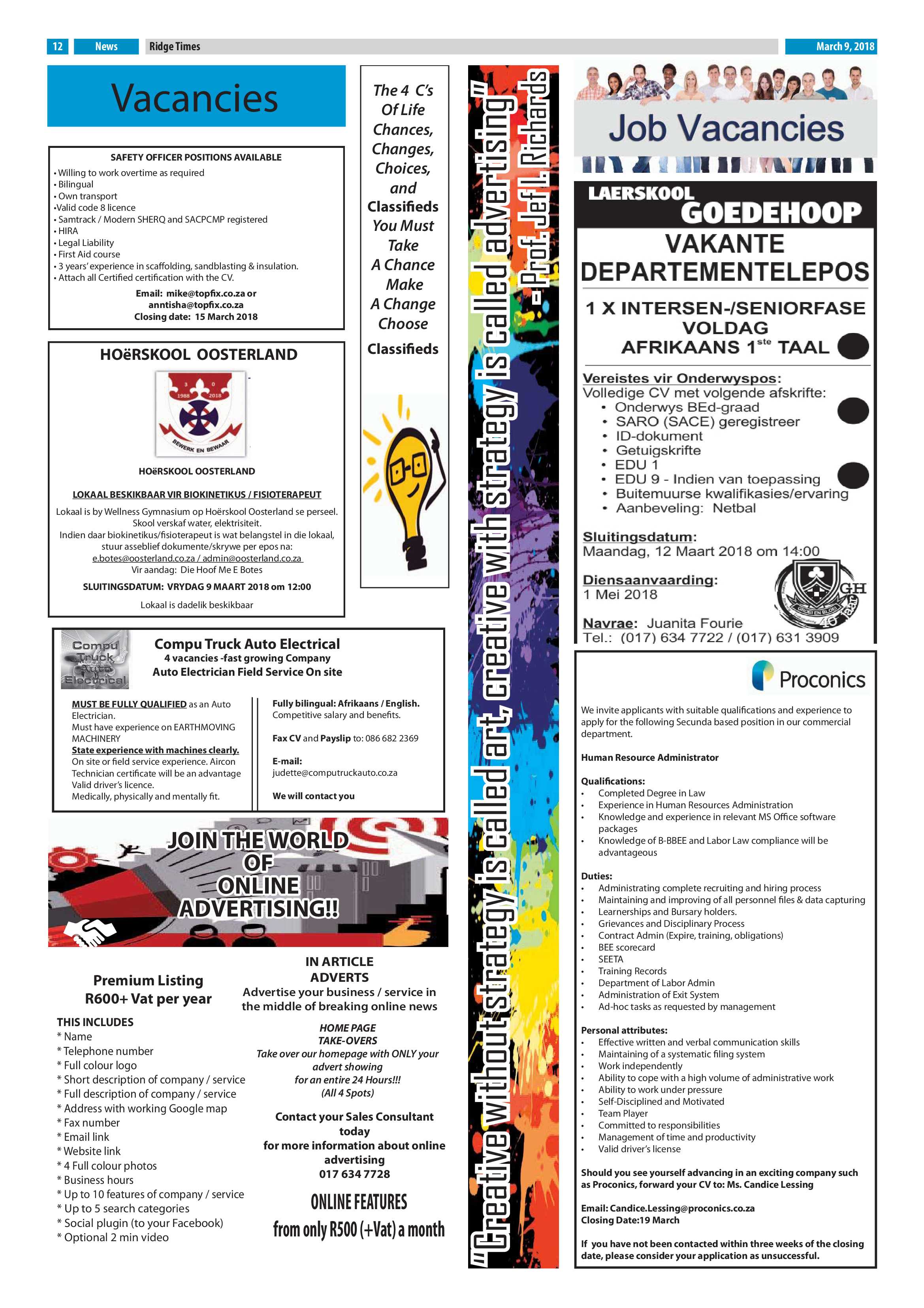 Ridge Times 9 March 2018 page 12