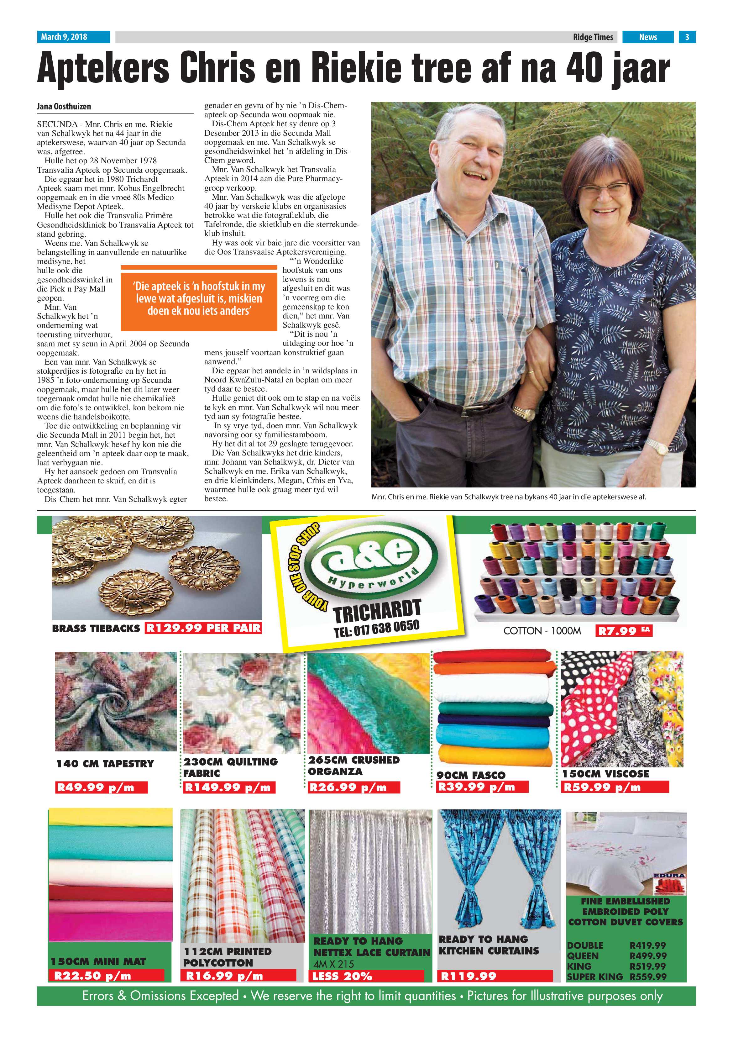 Ridge Times 9 March 2018 page 3