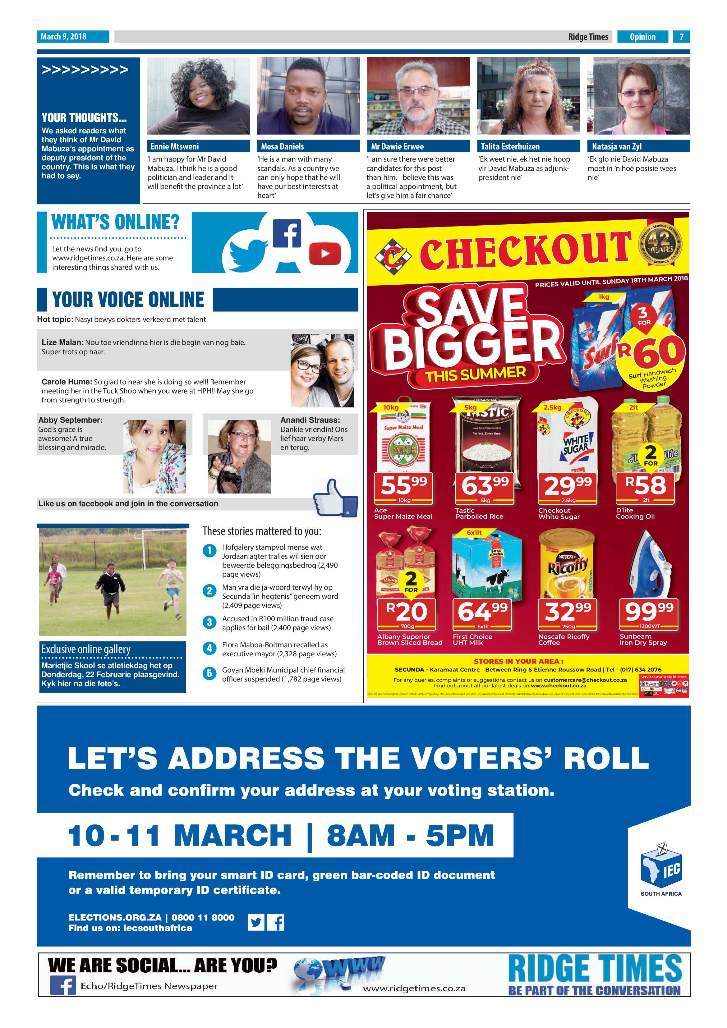 Ridge Times 9 March 2018 page 7
