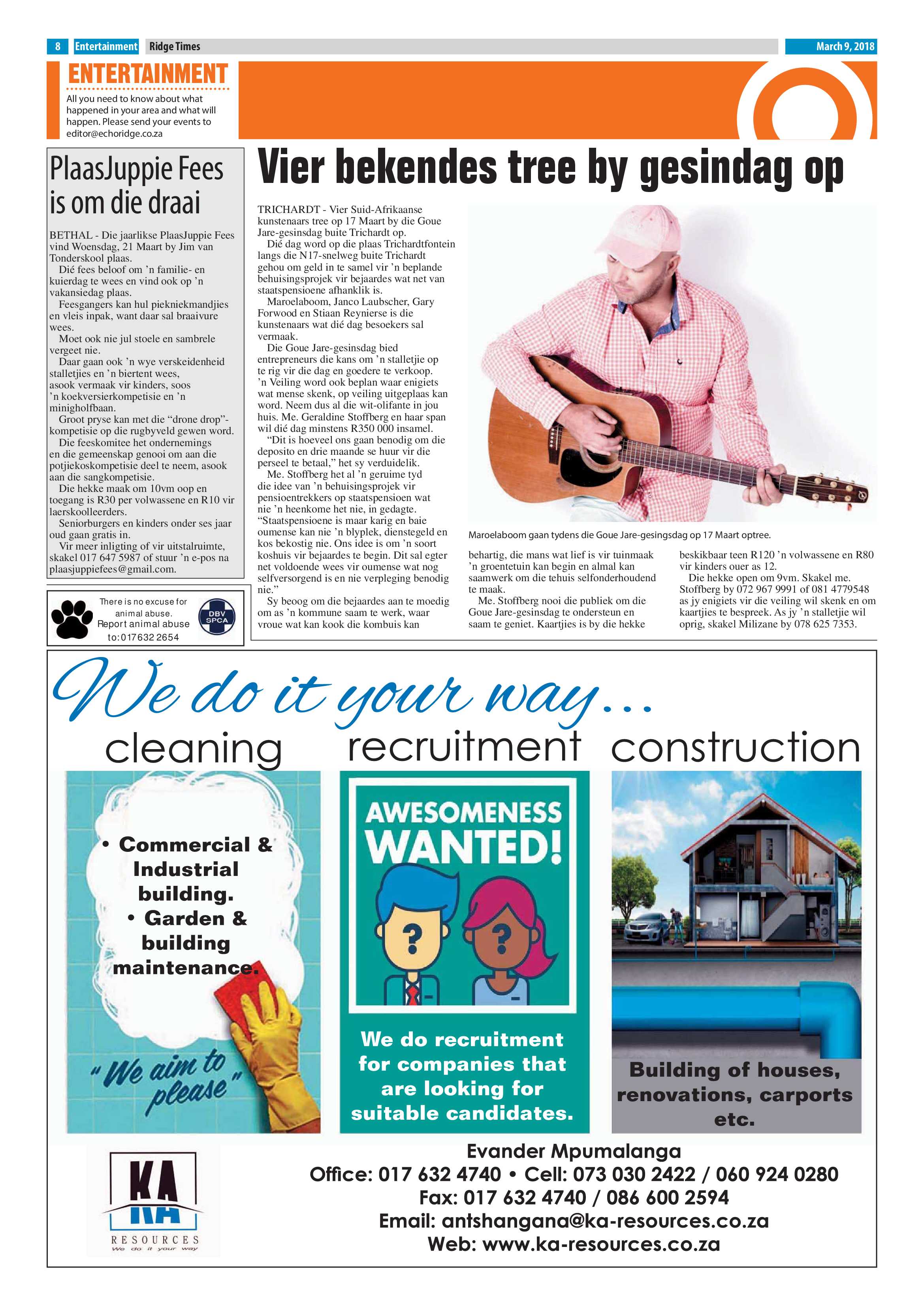 Ridge Times 9 March 2018 page 8