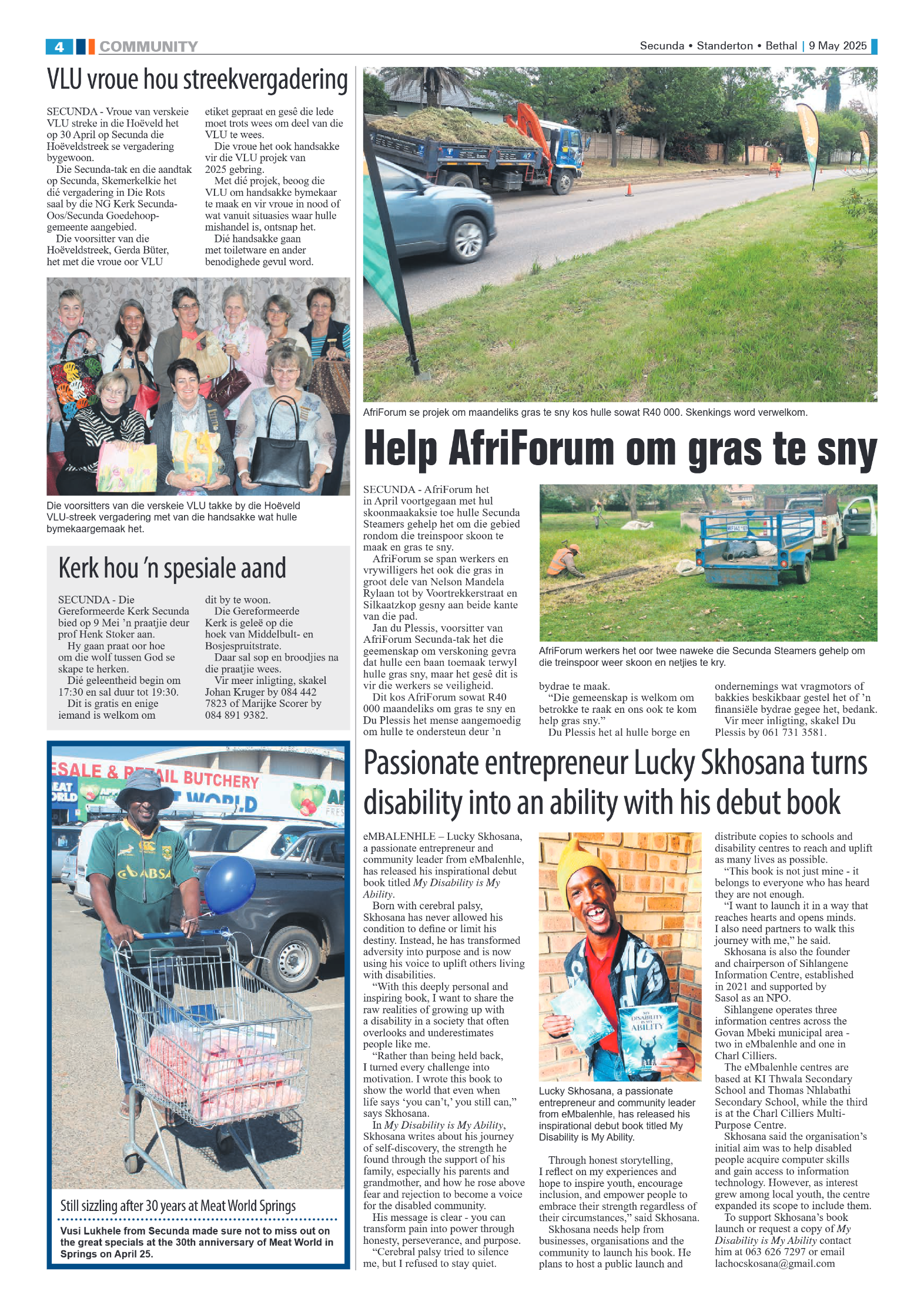 Ridge Times 9 May 2025 page 4