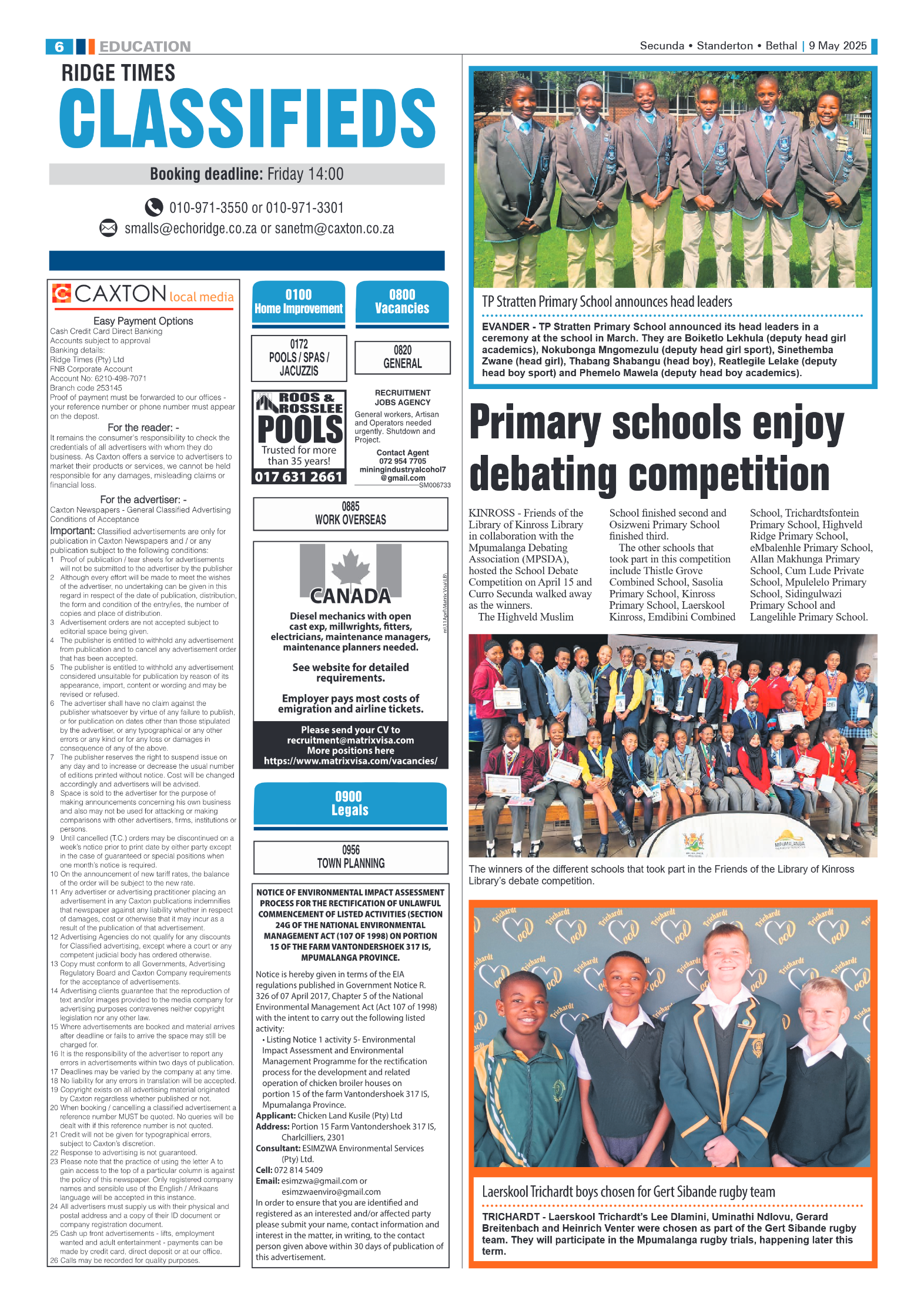 Ridge Times 9 May 2025 page 6