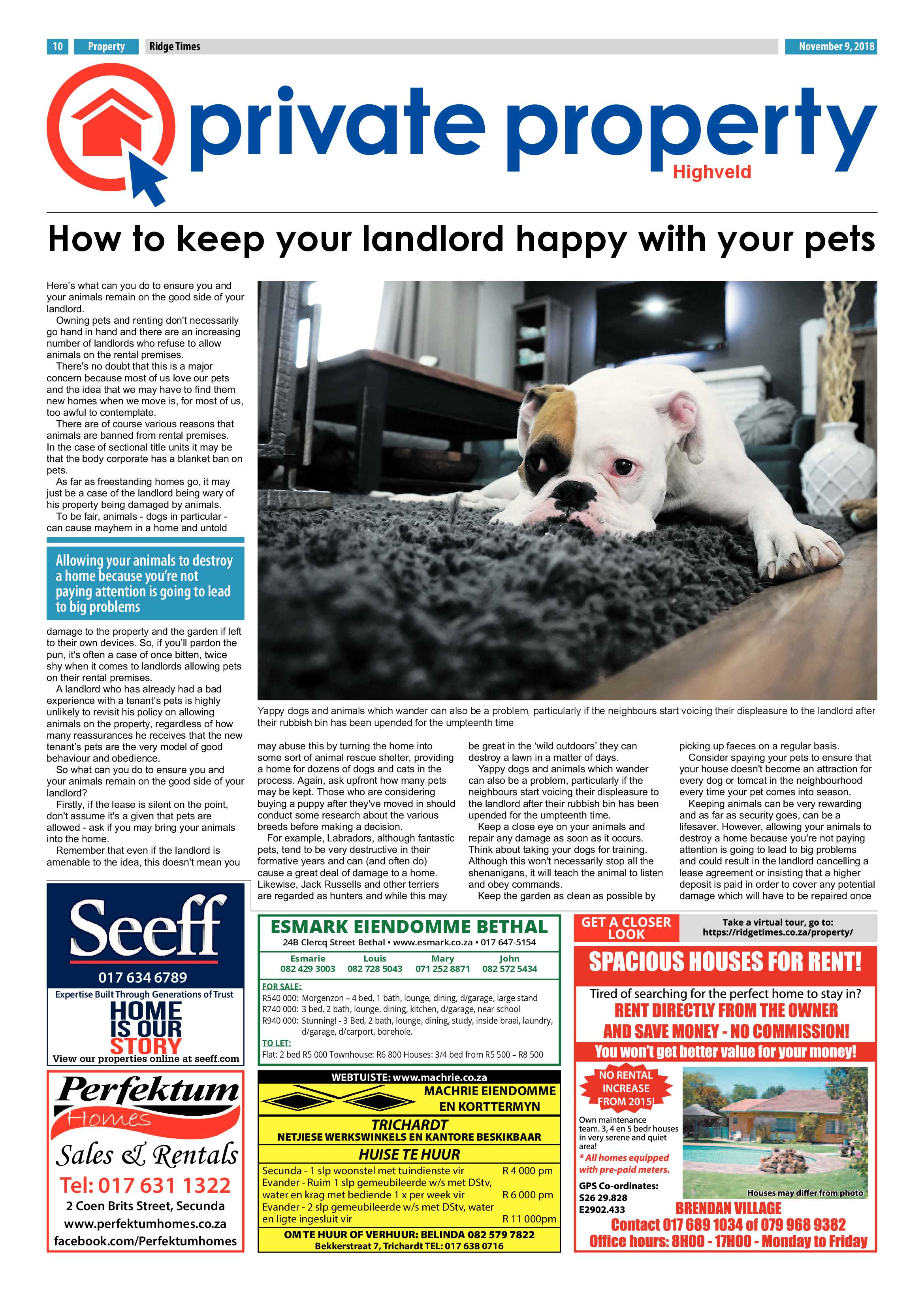 Ridge Times 9 November 2018 page 10