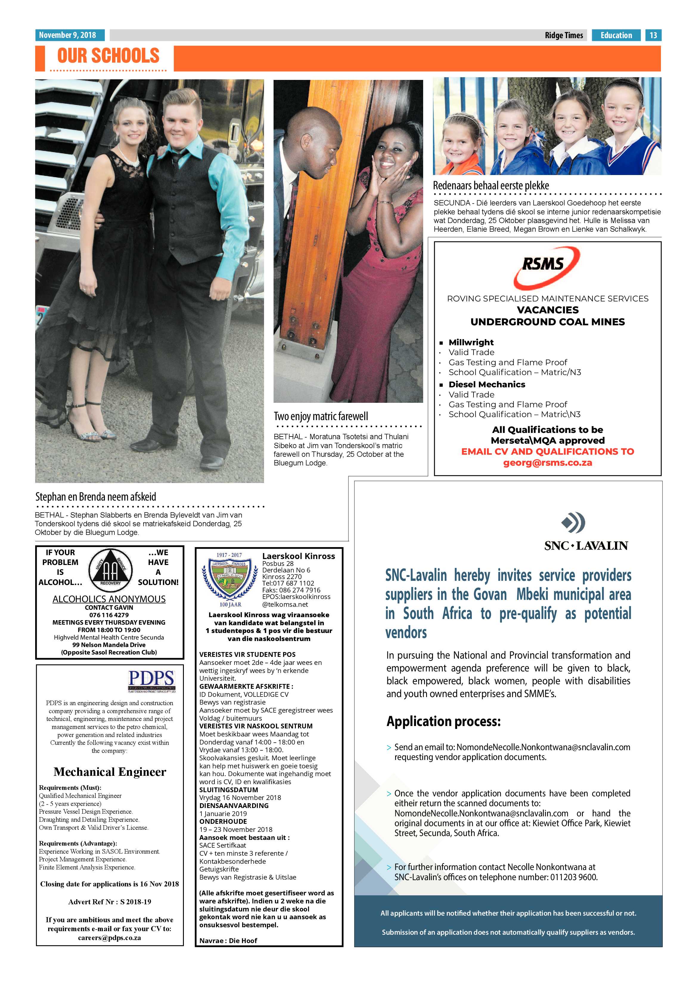Ridge Times 9 November 2018 page 13