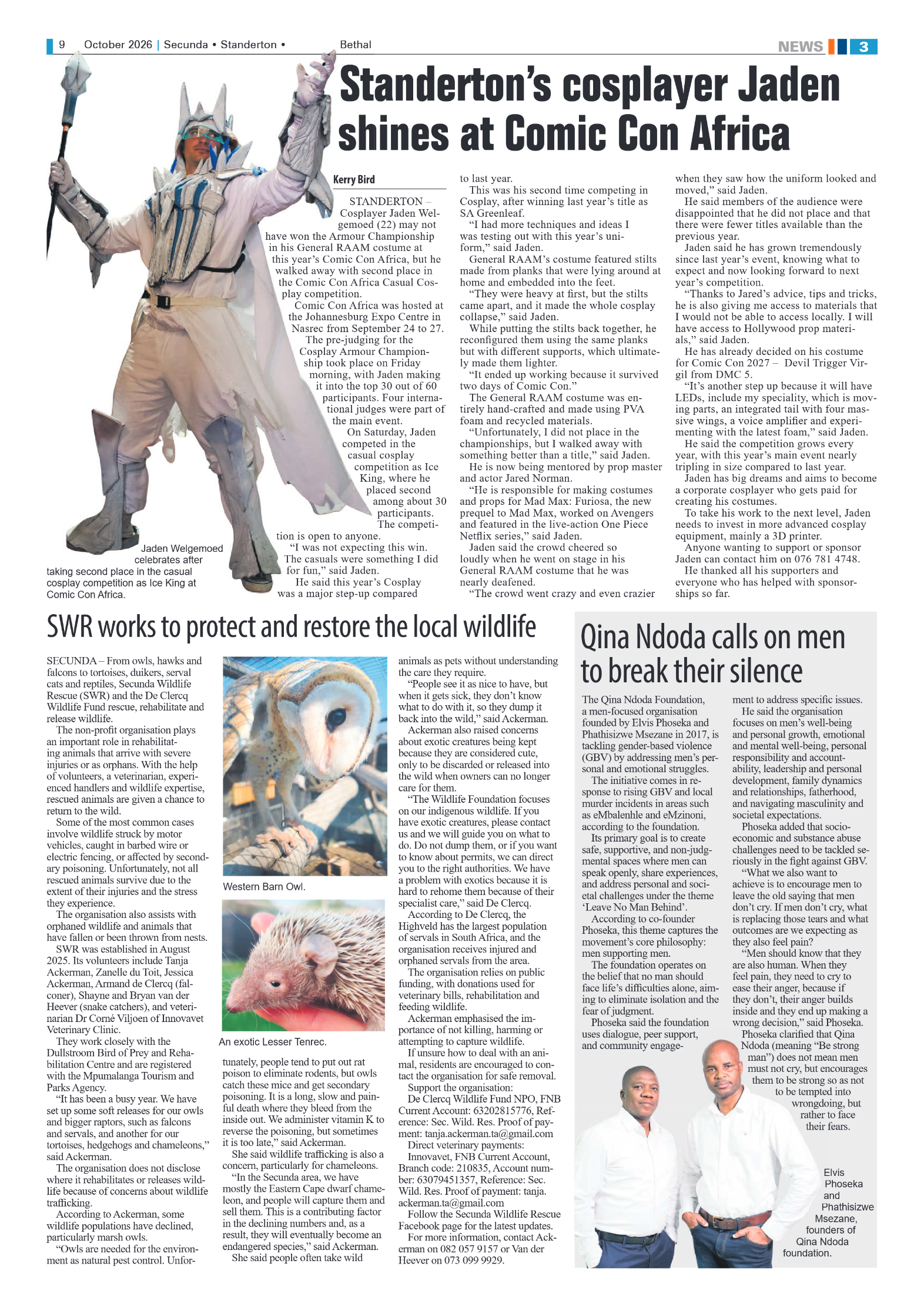 Ridge Times 9 October 2026 page 3
