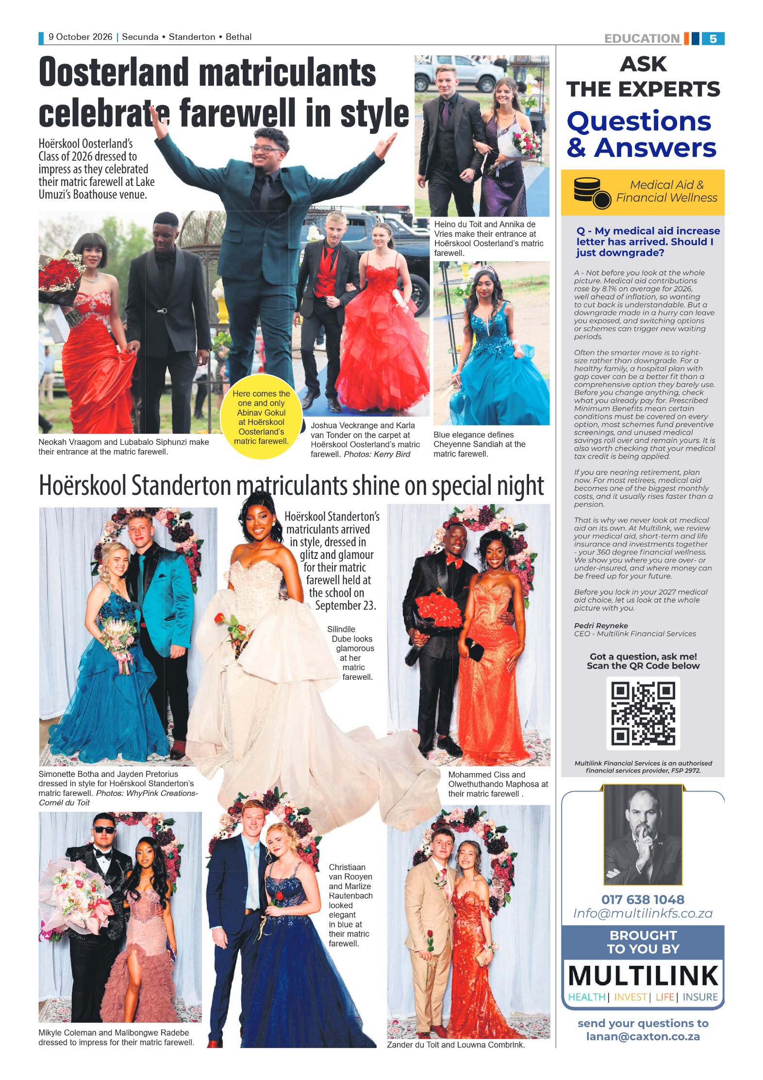 Ridge Times 9 October 2026 page 5