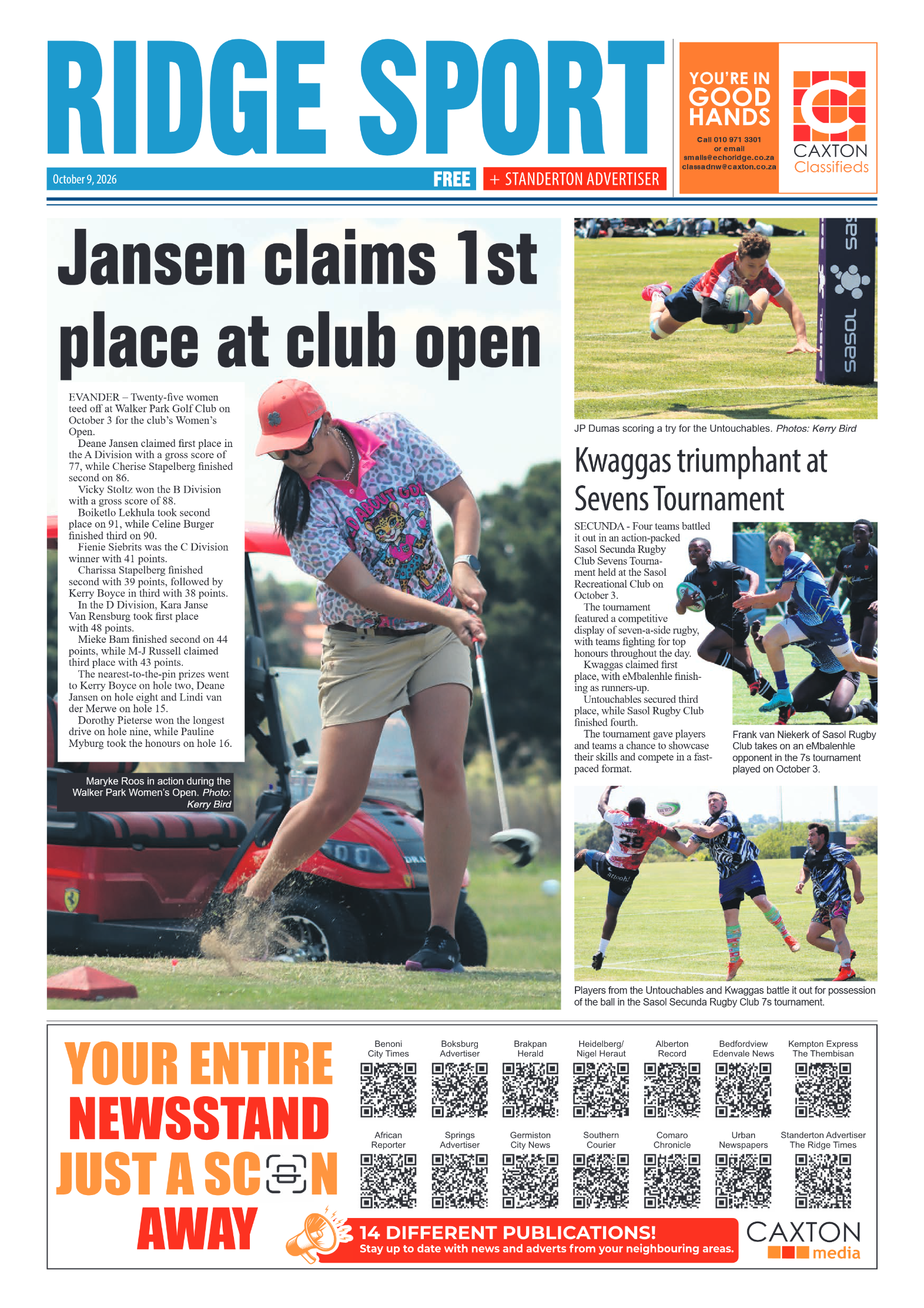 Ridge Times 9 October 2026 page 8