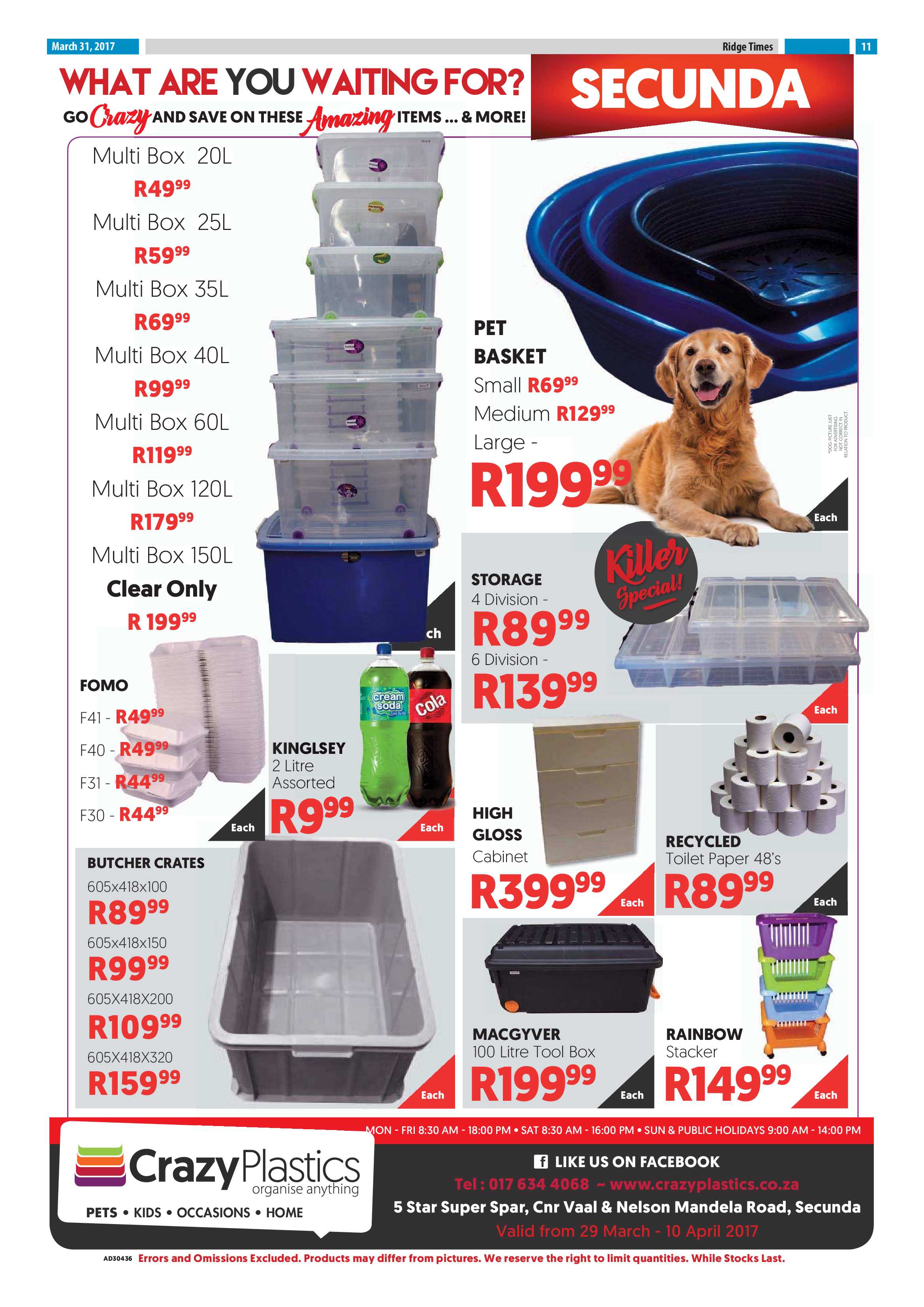 Ridge Times 31 March 2017 page 11