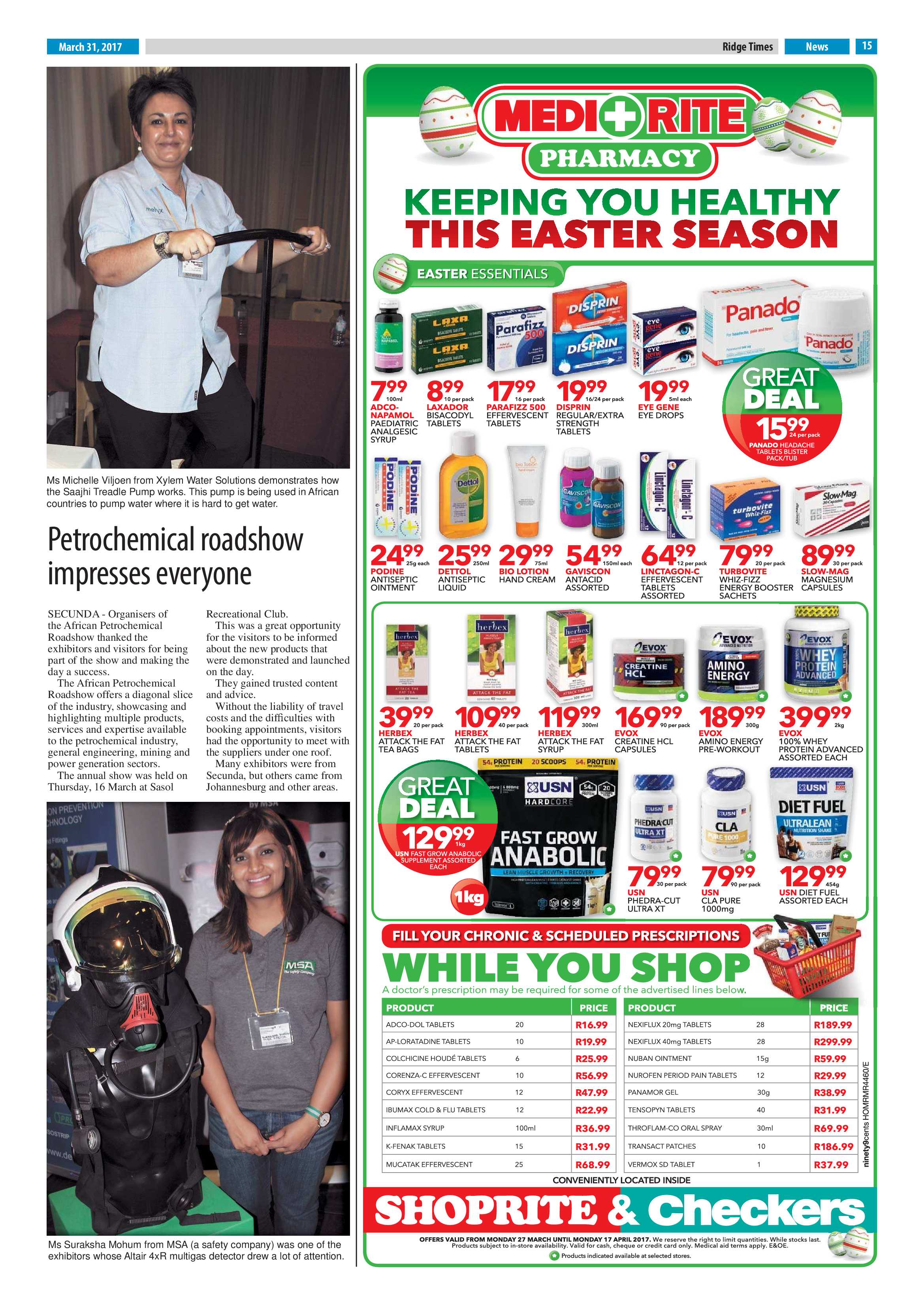 Ridge Times 31 March 2017 page 15