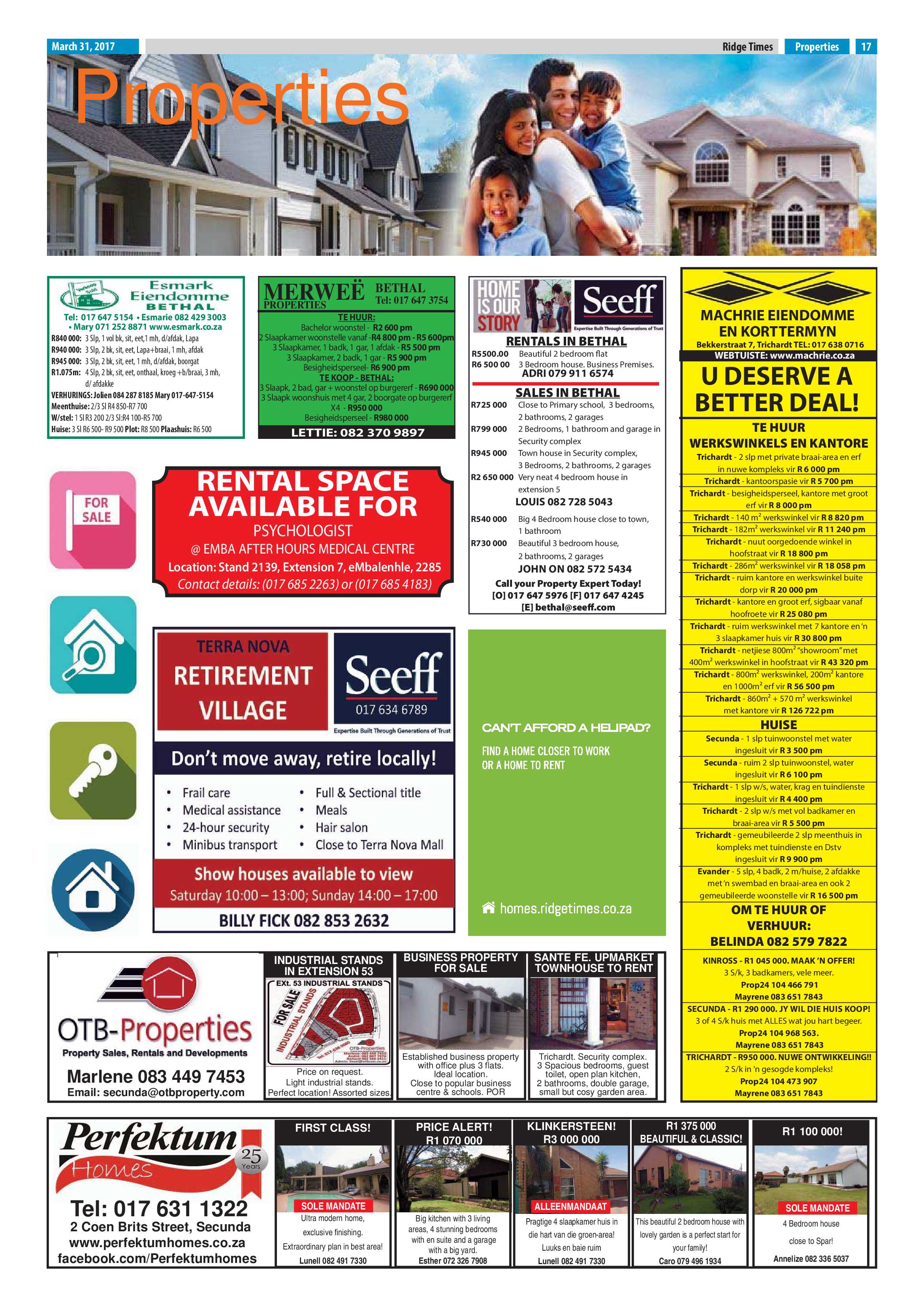 Ridge Times 31 March 2017 page 17