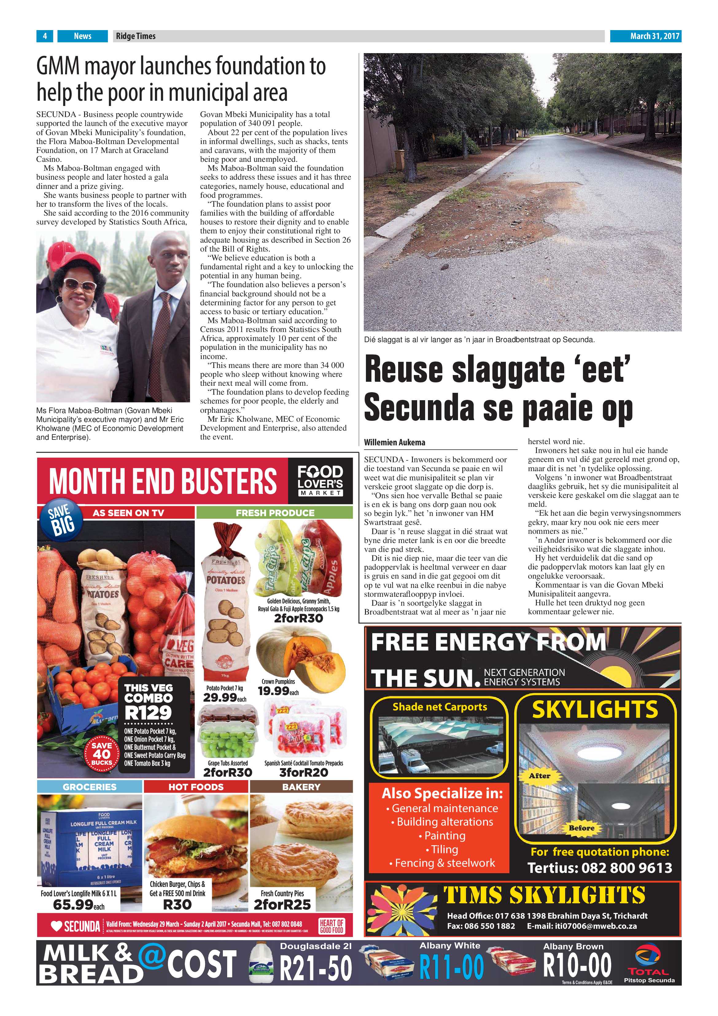 Ridge Times 31 March 2017 page 4