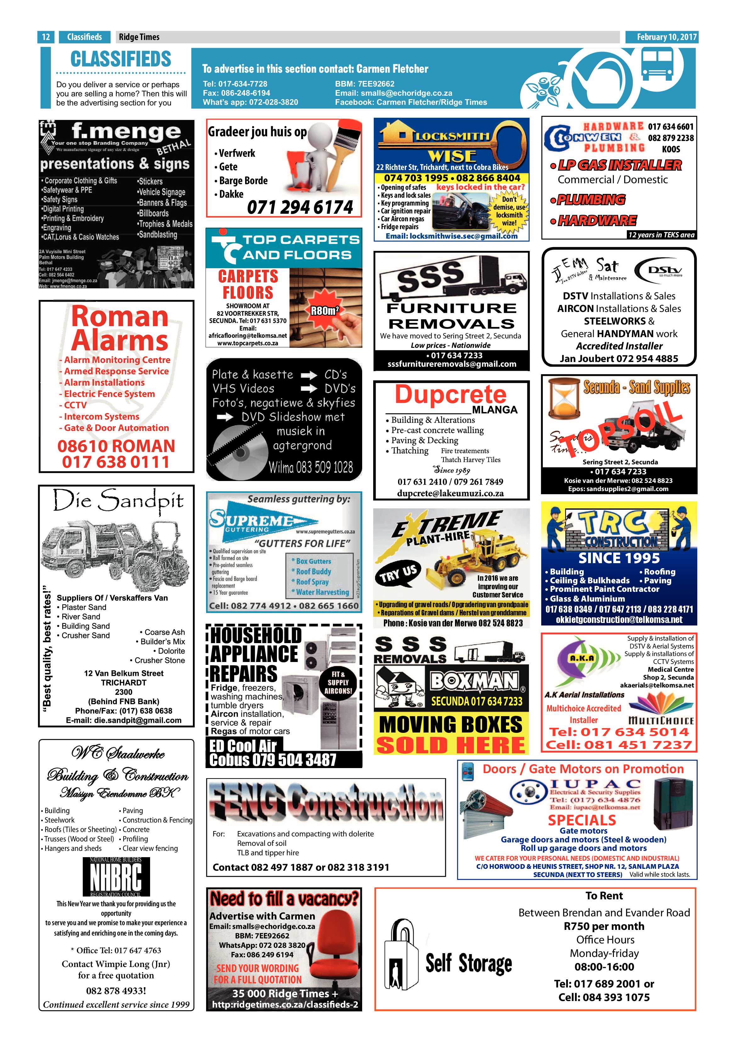 Ridge Times, 10 February 2017 page 12