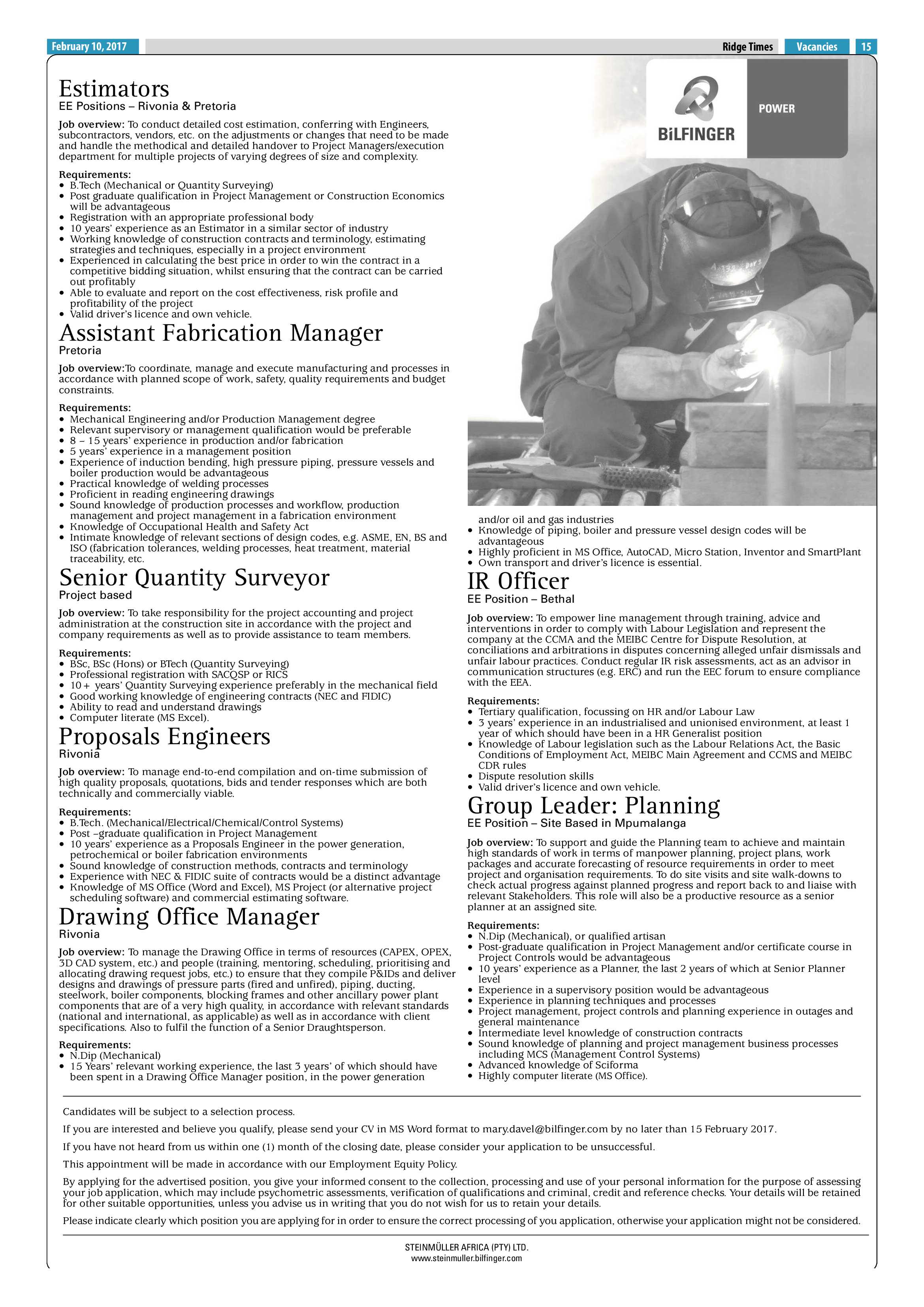 Ridge Times, 10 February 2017 page 15