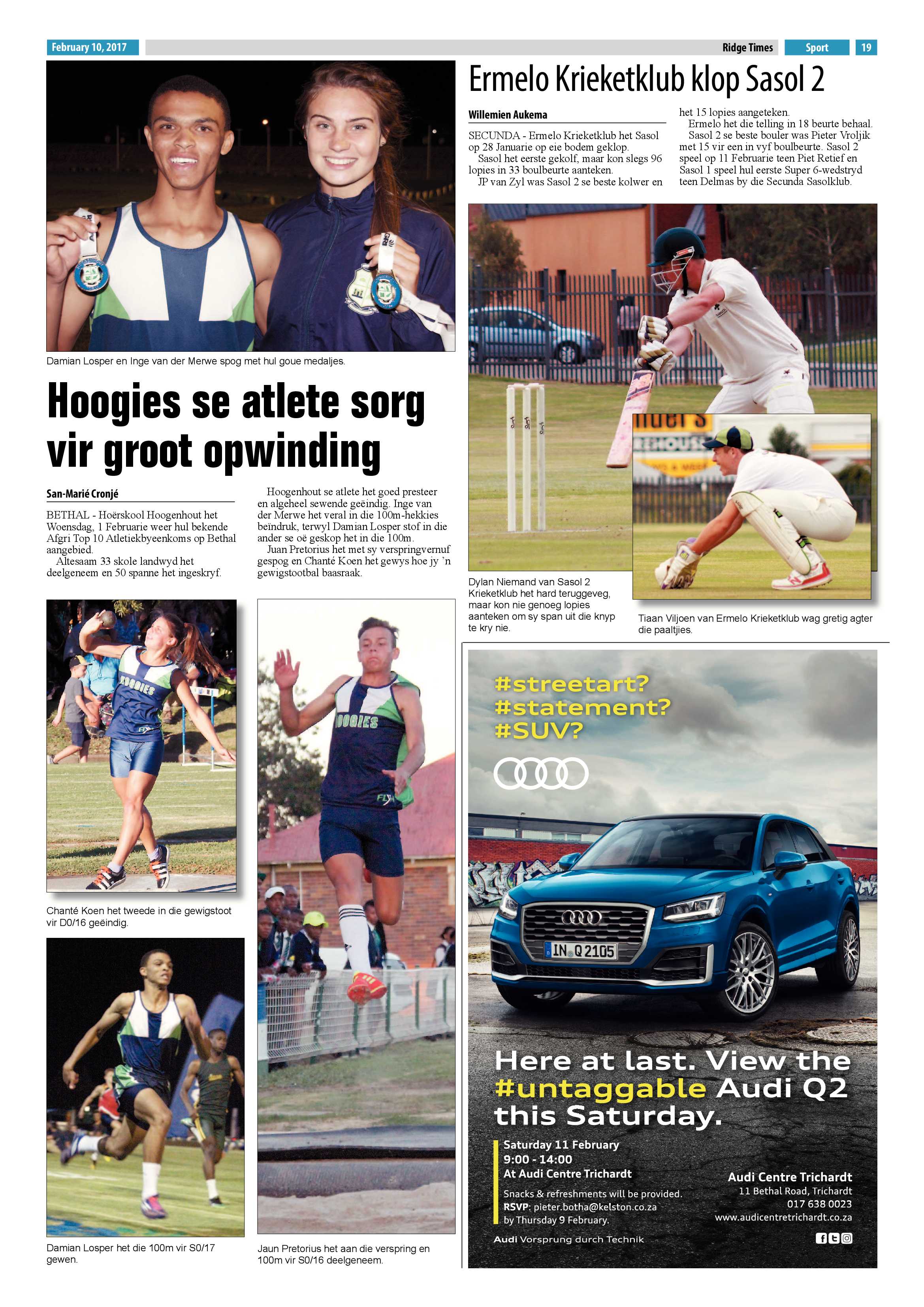 Ridge Times, 10 February 2017 page 19