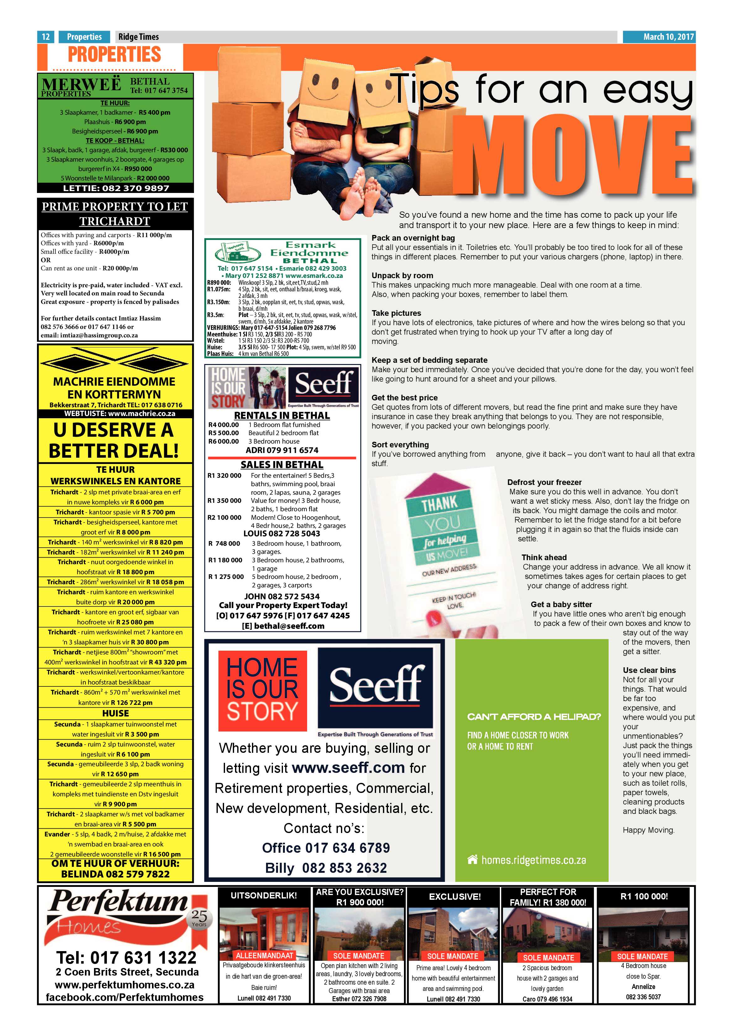 Ridge Times, 10 March 2017 page 12