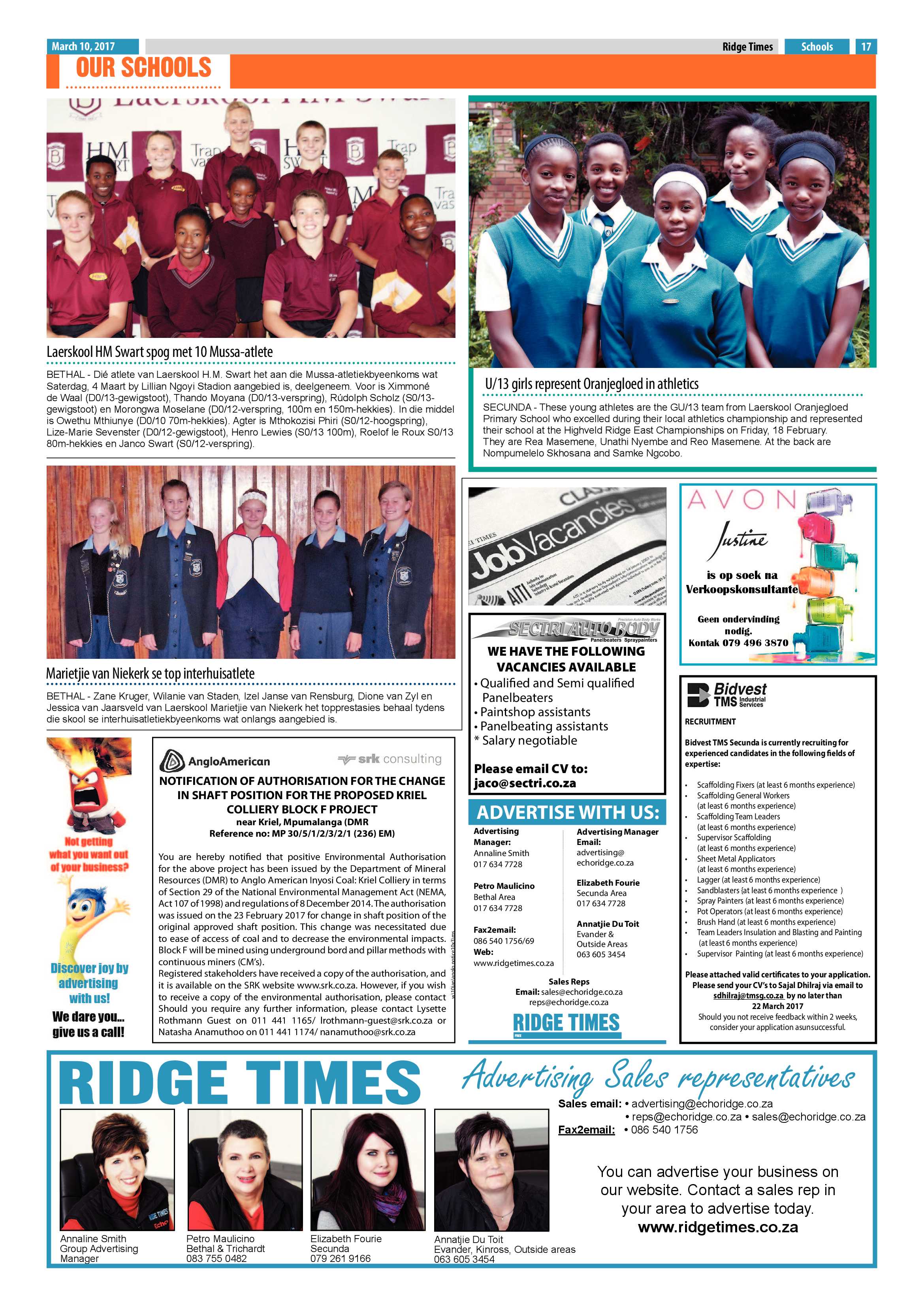 Ridge Times, 10 March 2017 page 17