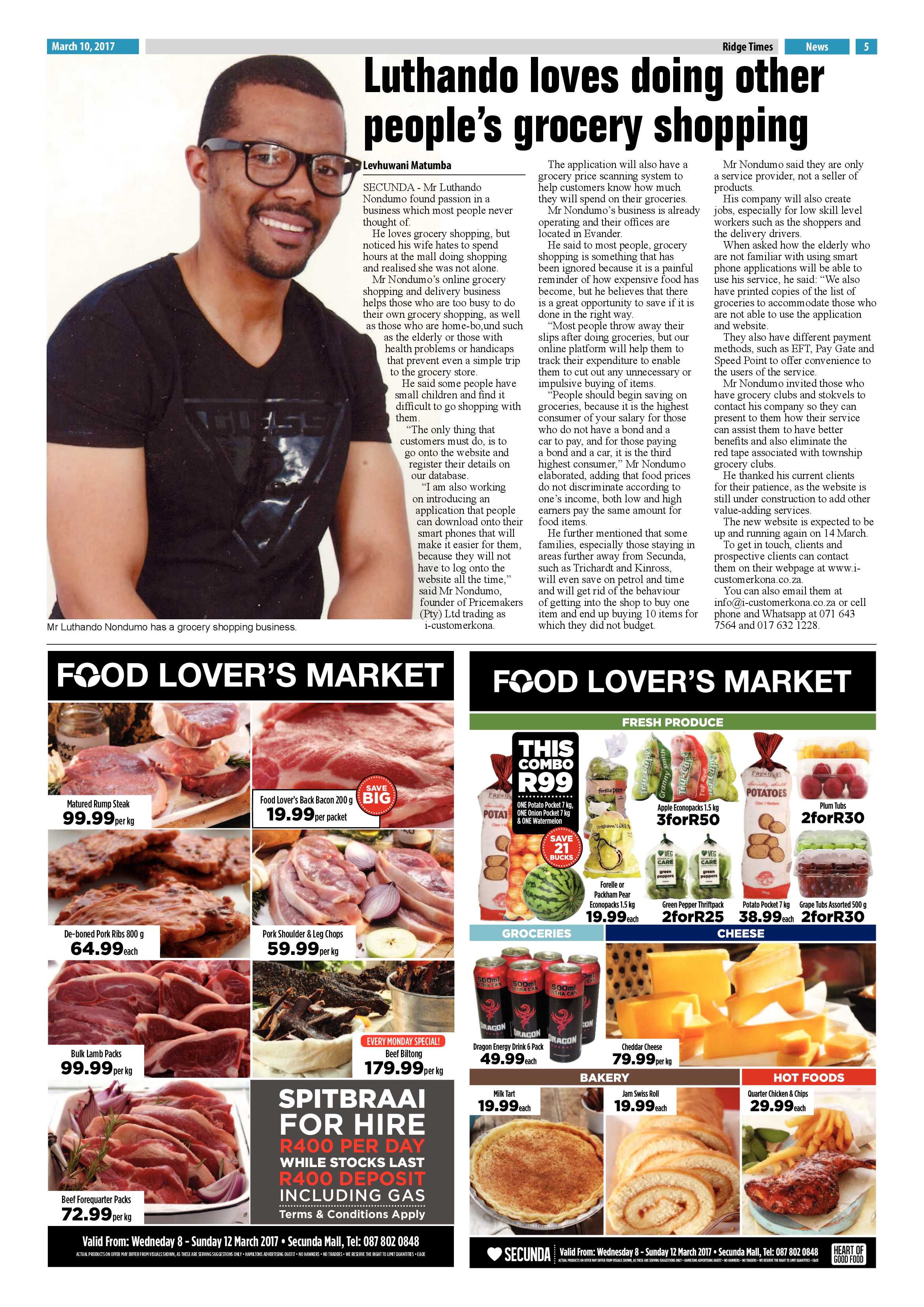 Ridge Times, 10 March 2017 page 5