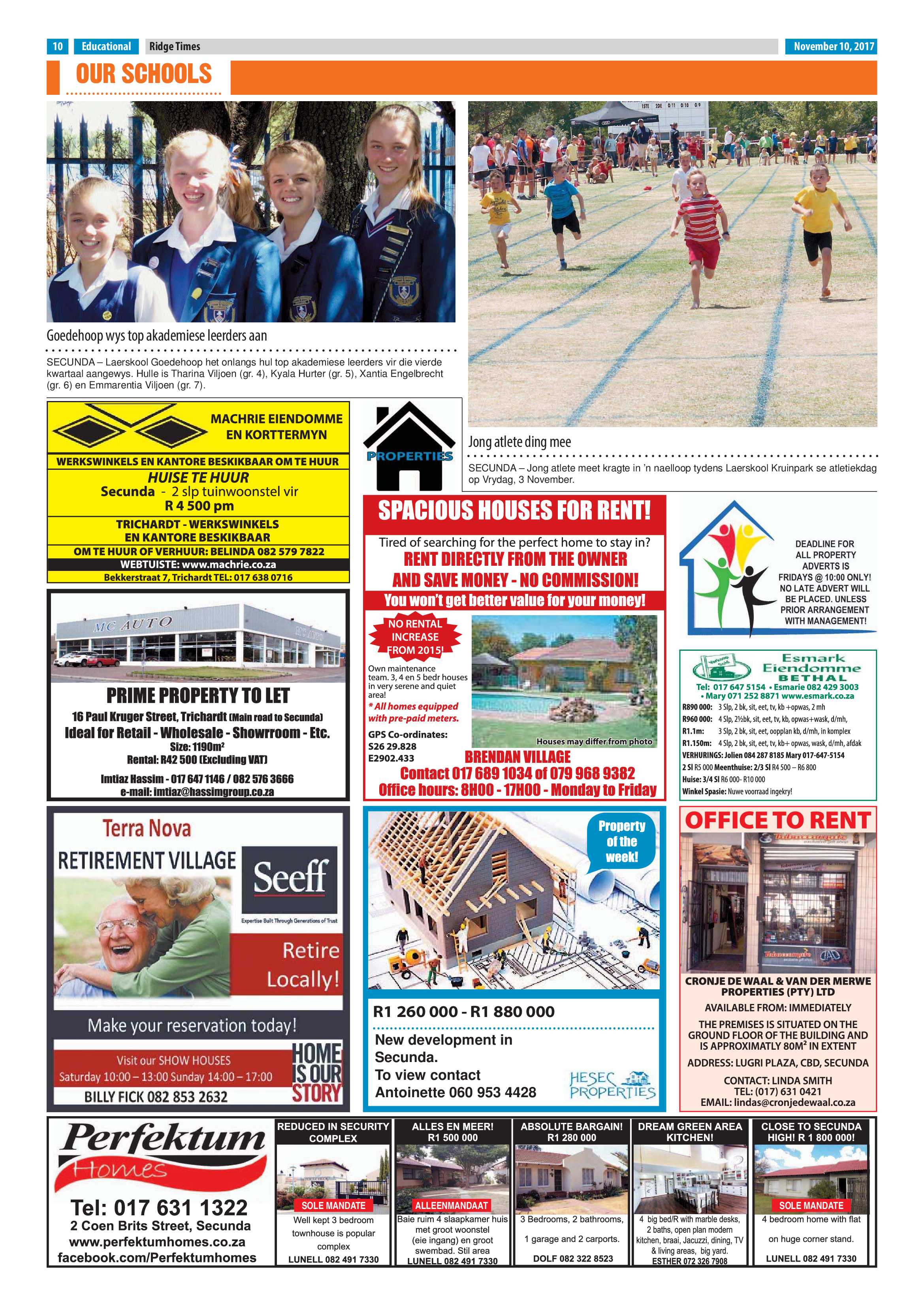 Ridge Times, 10 November 2017 page 10