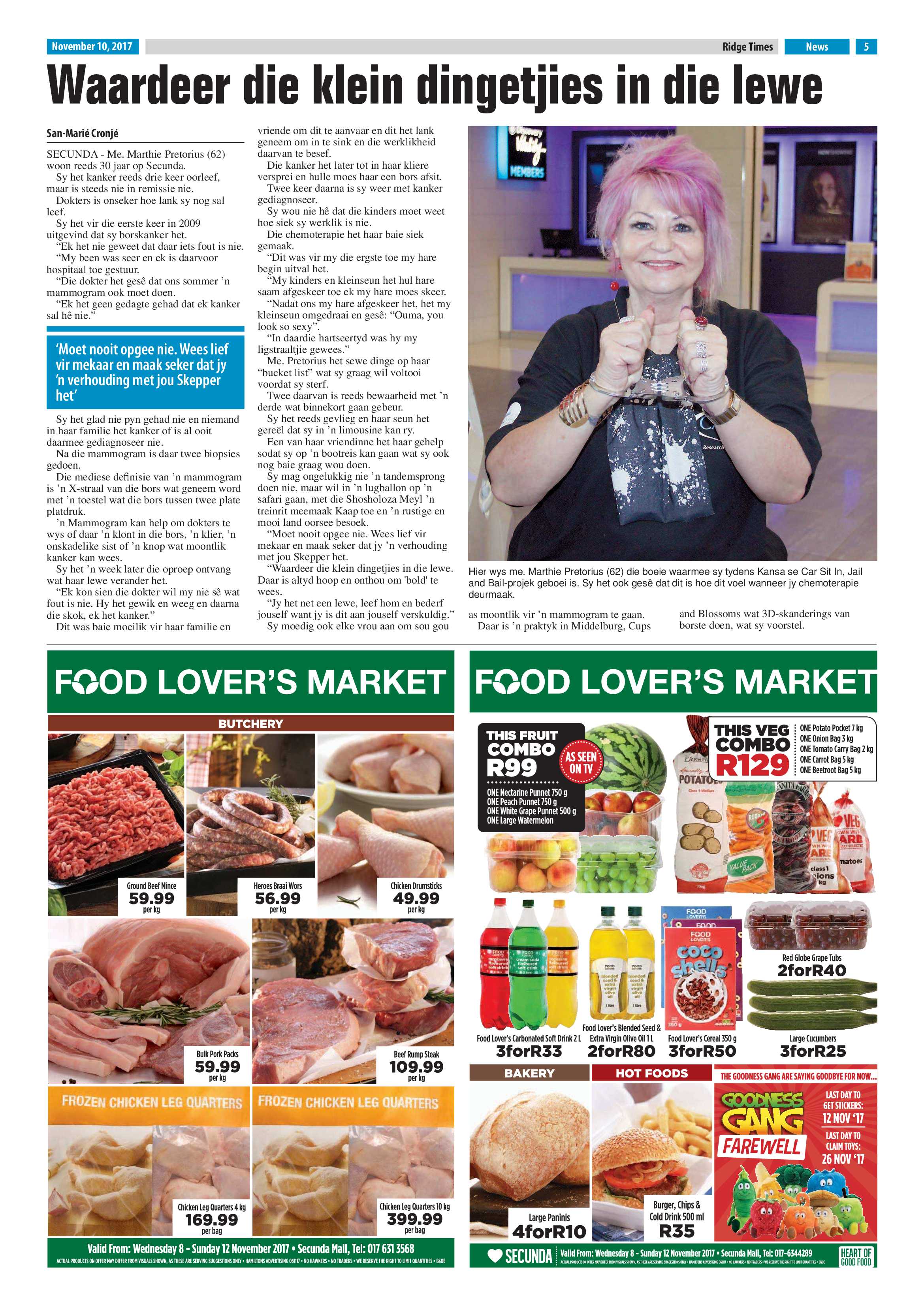 Ridge Times, 10 November 2017 page 5