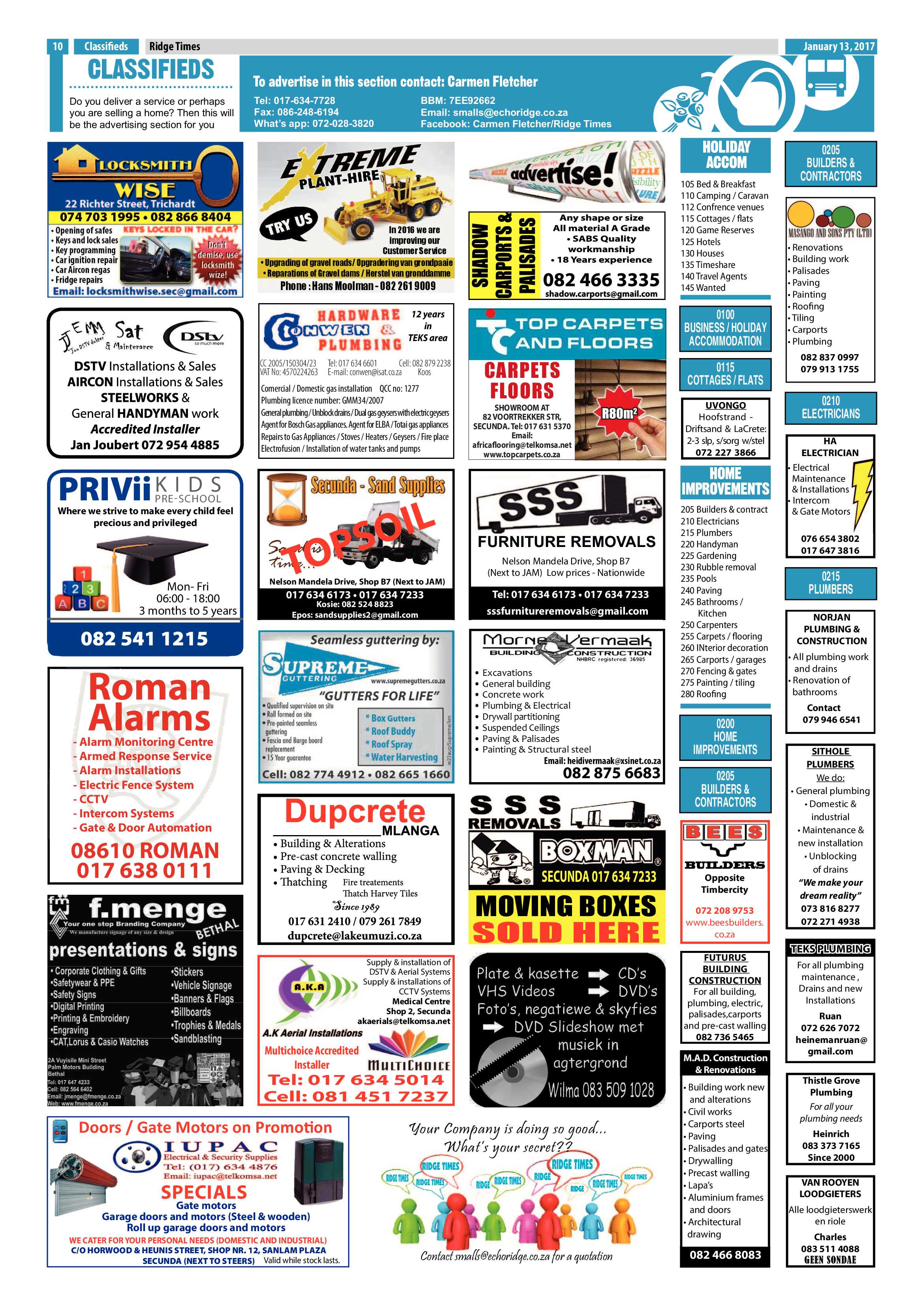 Ridge Times, 13 January 2017 page 10