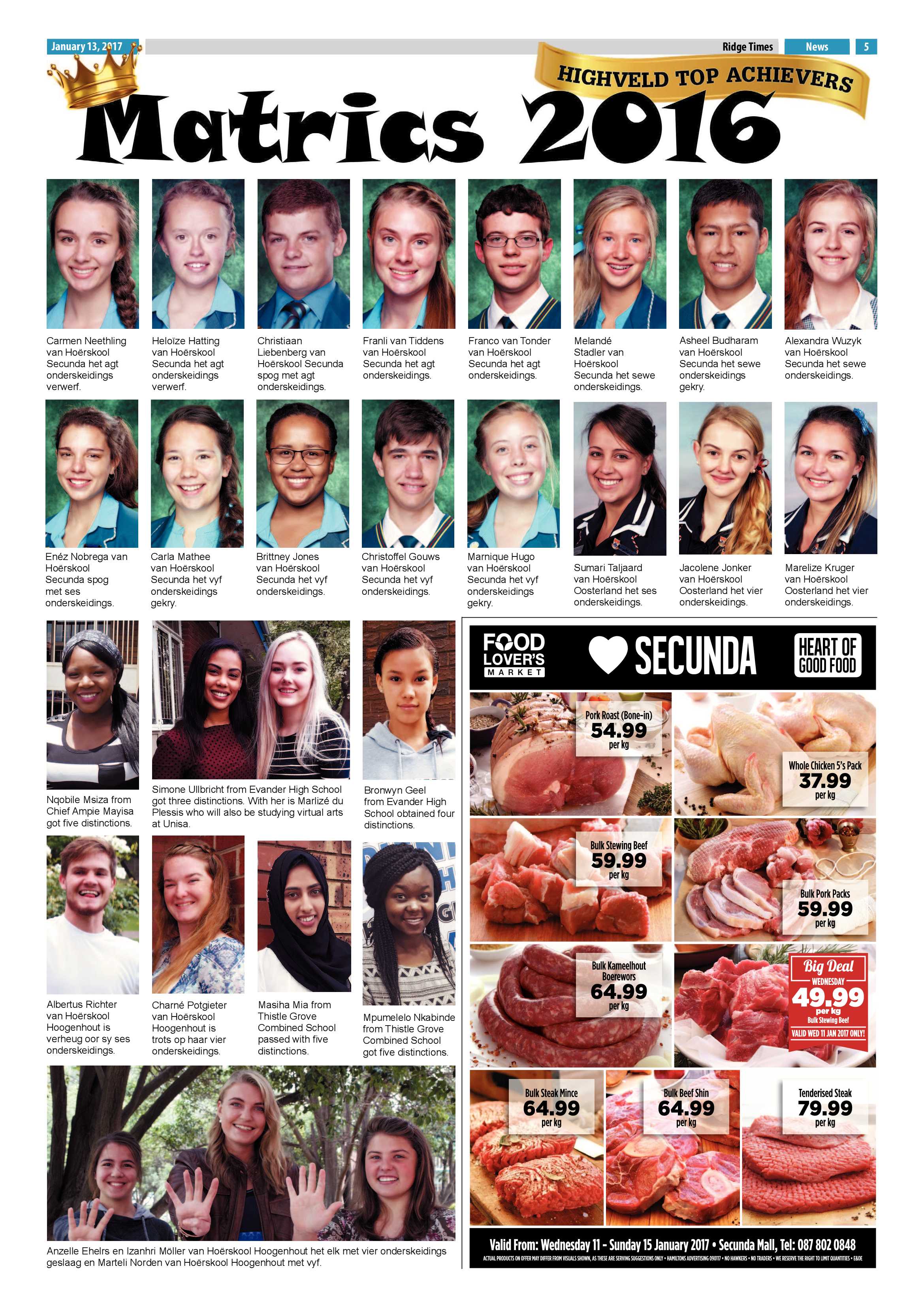 Ridge Times, 13 January 2017 page 5