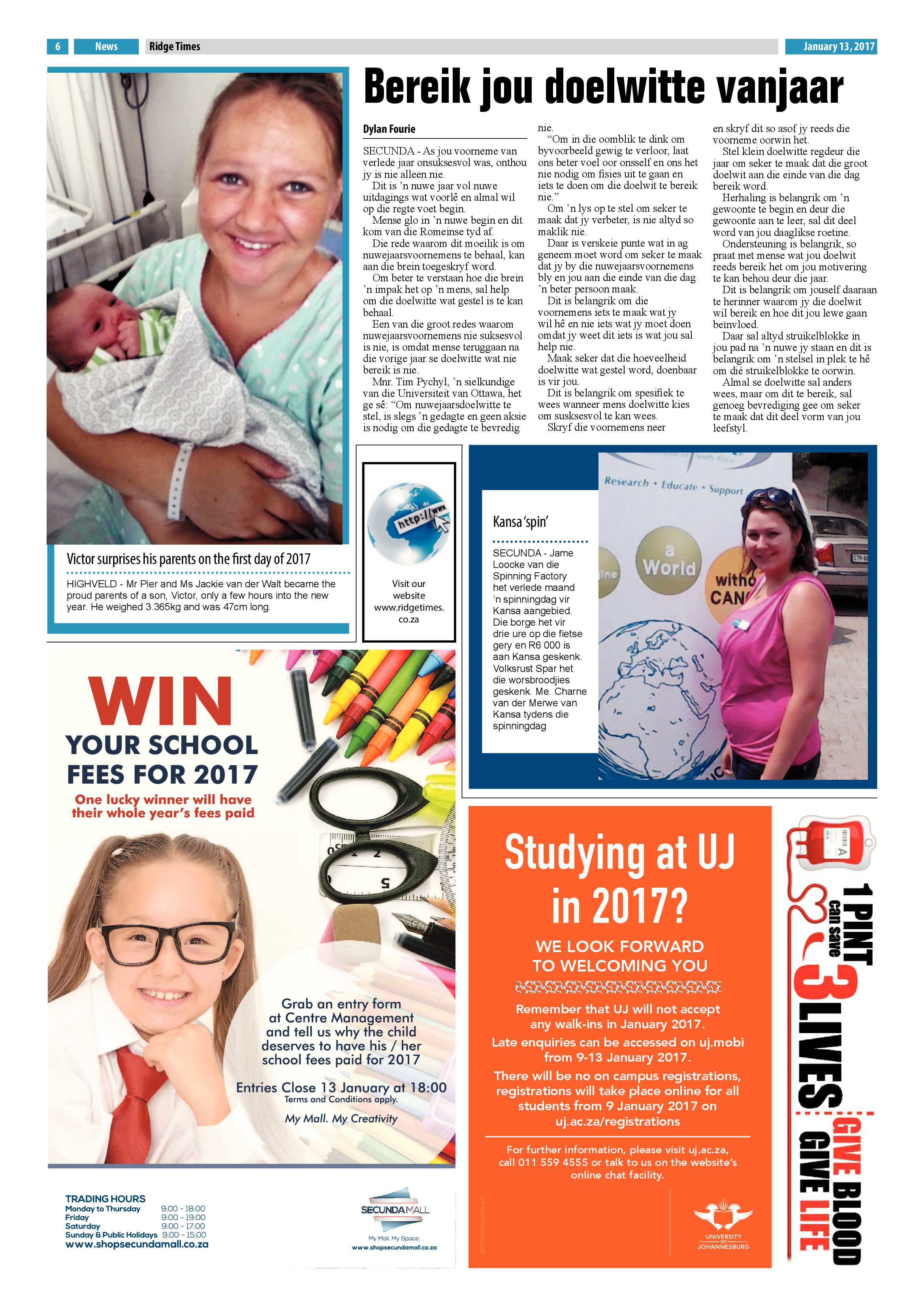 Ridge Times, 13 January 2017 page 6