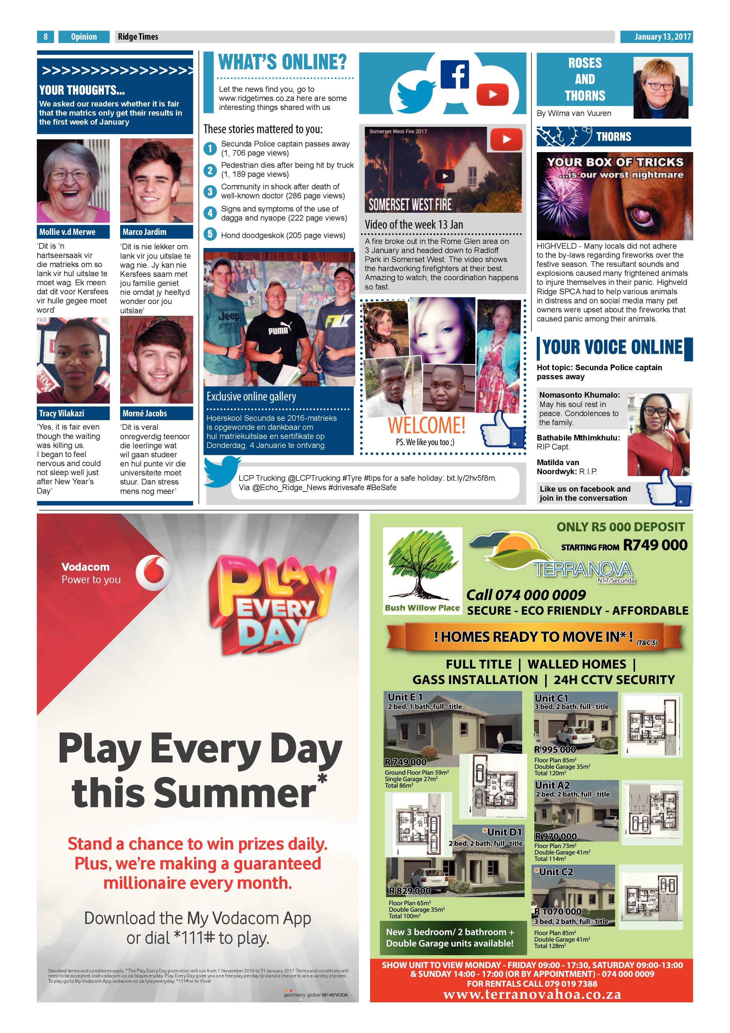 Ridge Times, 13 January 2017 page 8