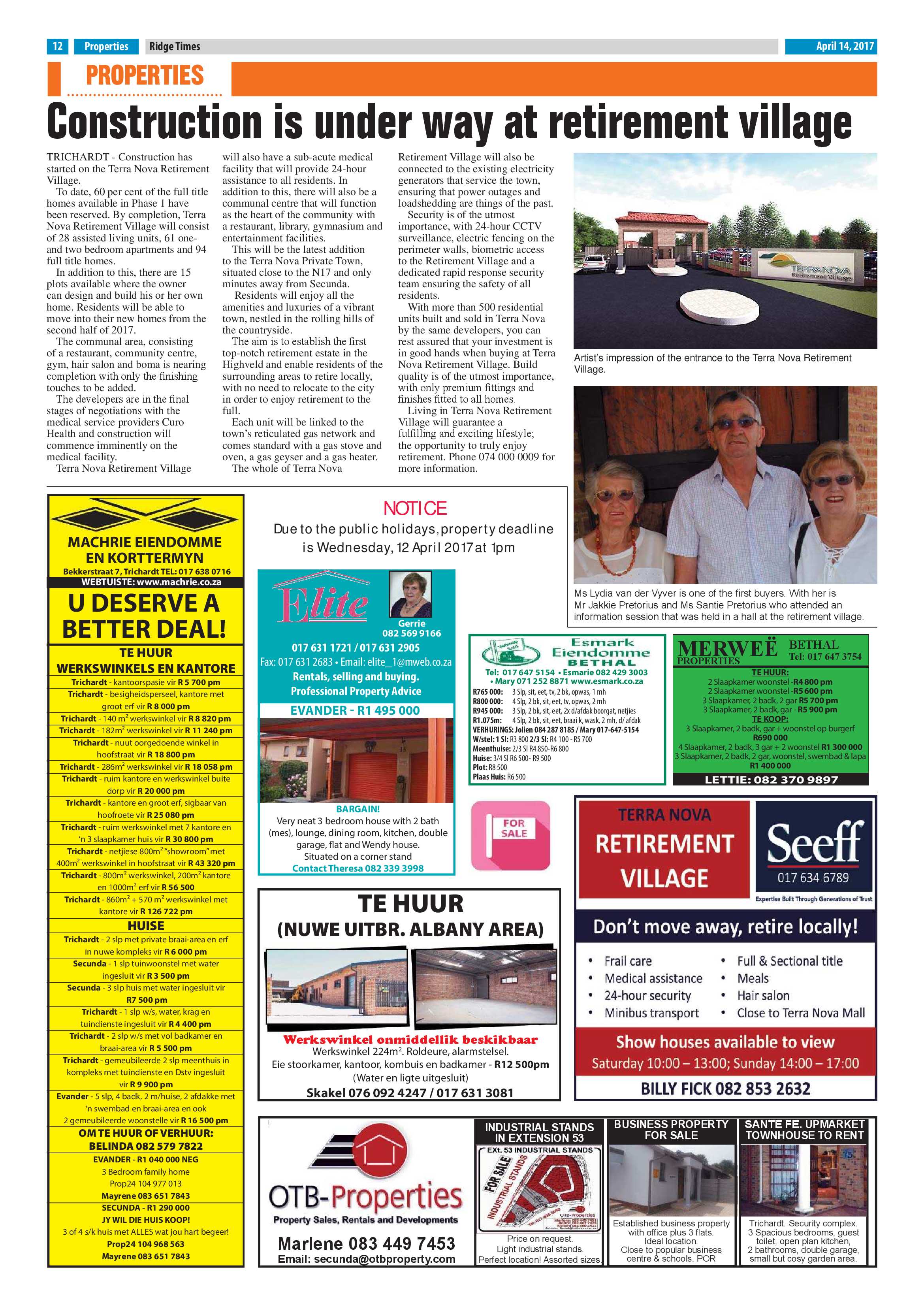 Ridge Times, 14 April 2017 page 12