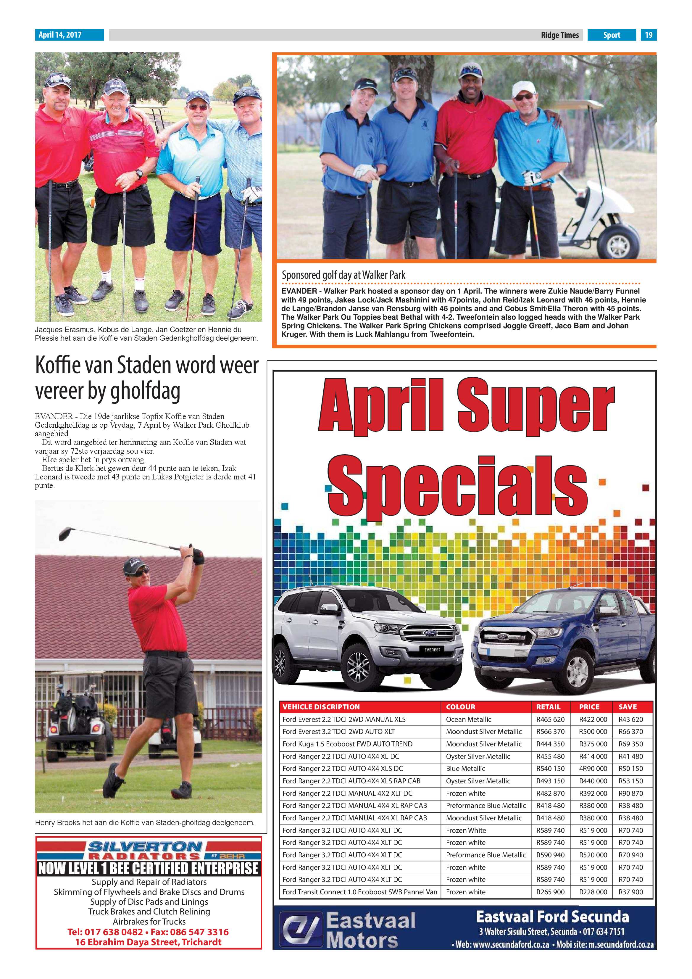 Ridge Times, 14 April 2017 page 19