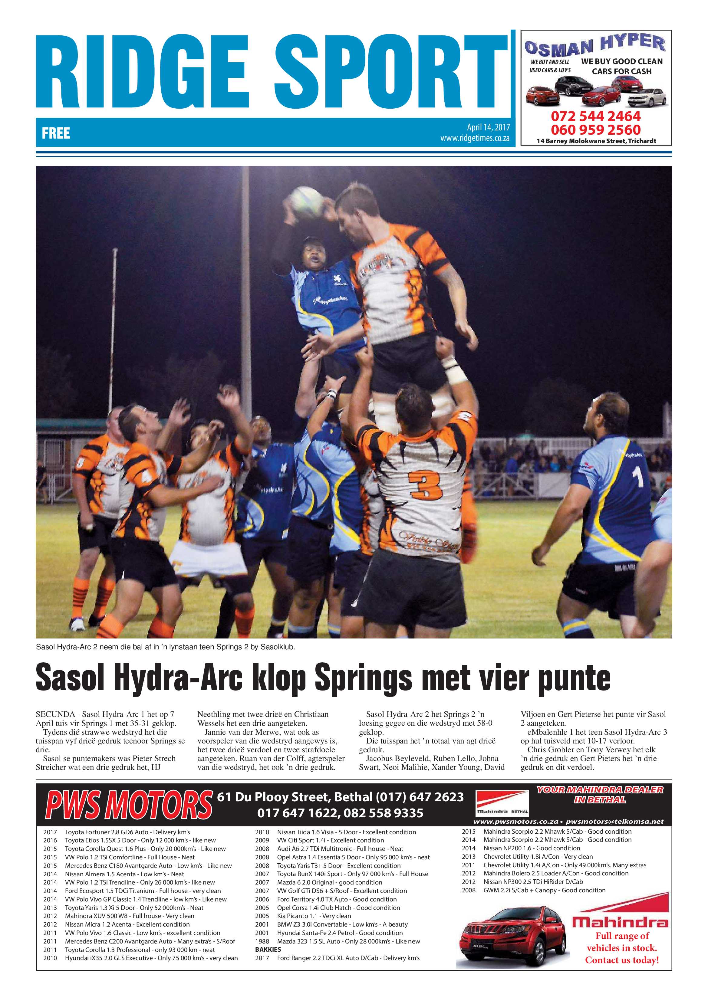 Ridge Times, 14 April 2017 page 20