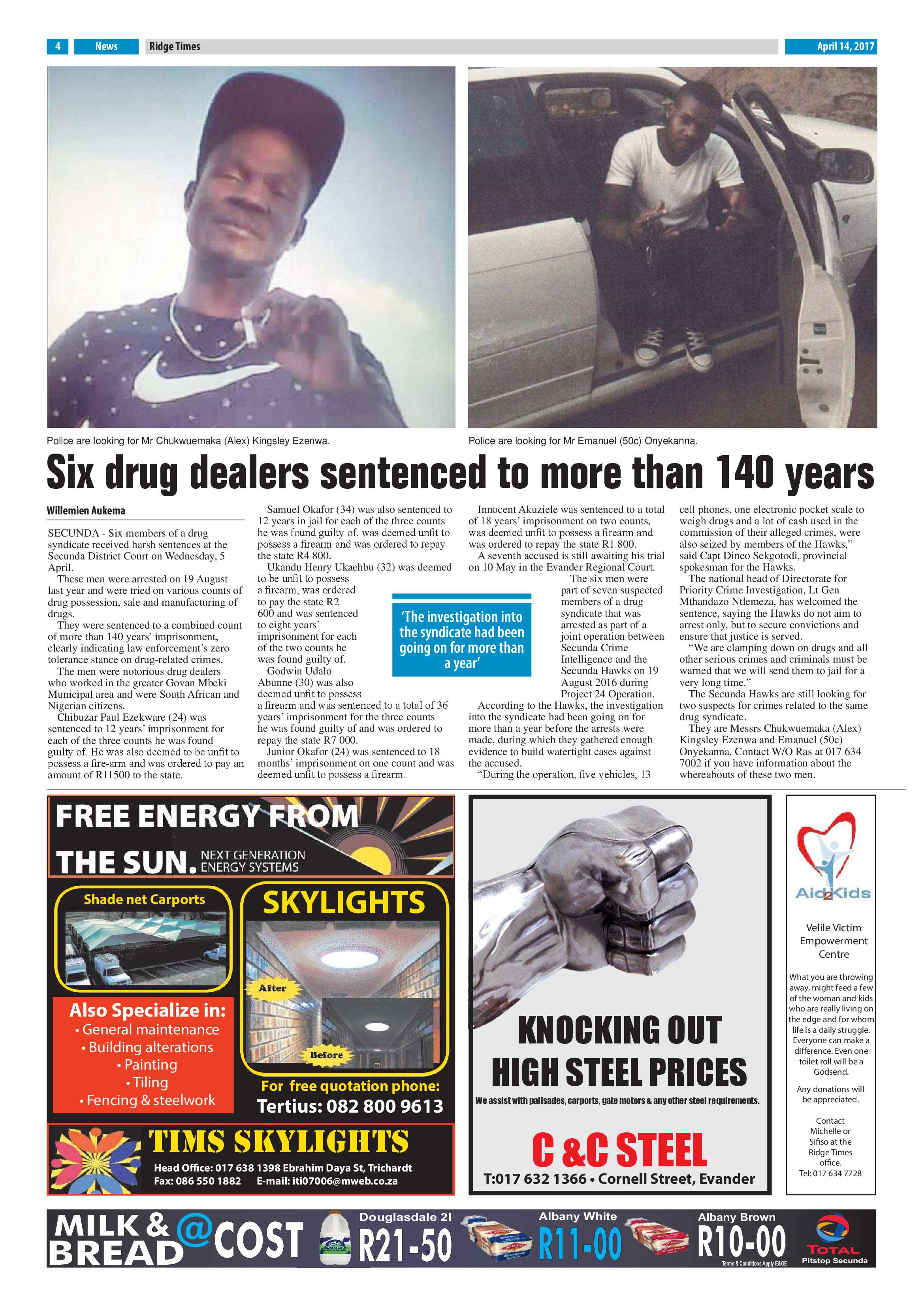 Ridge Times, 14 April 2017 page 4