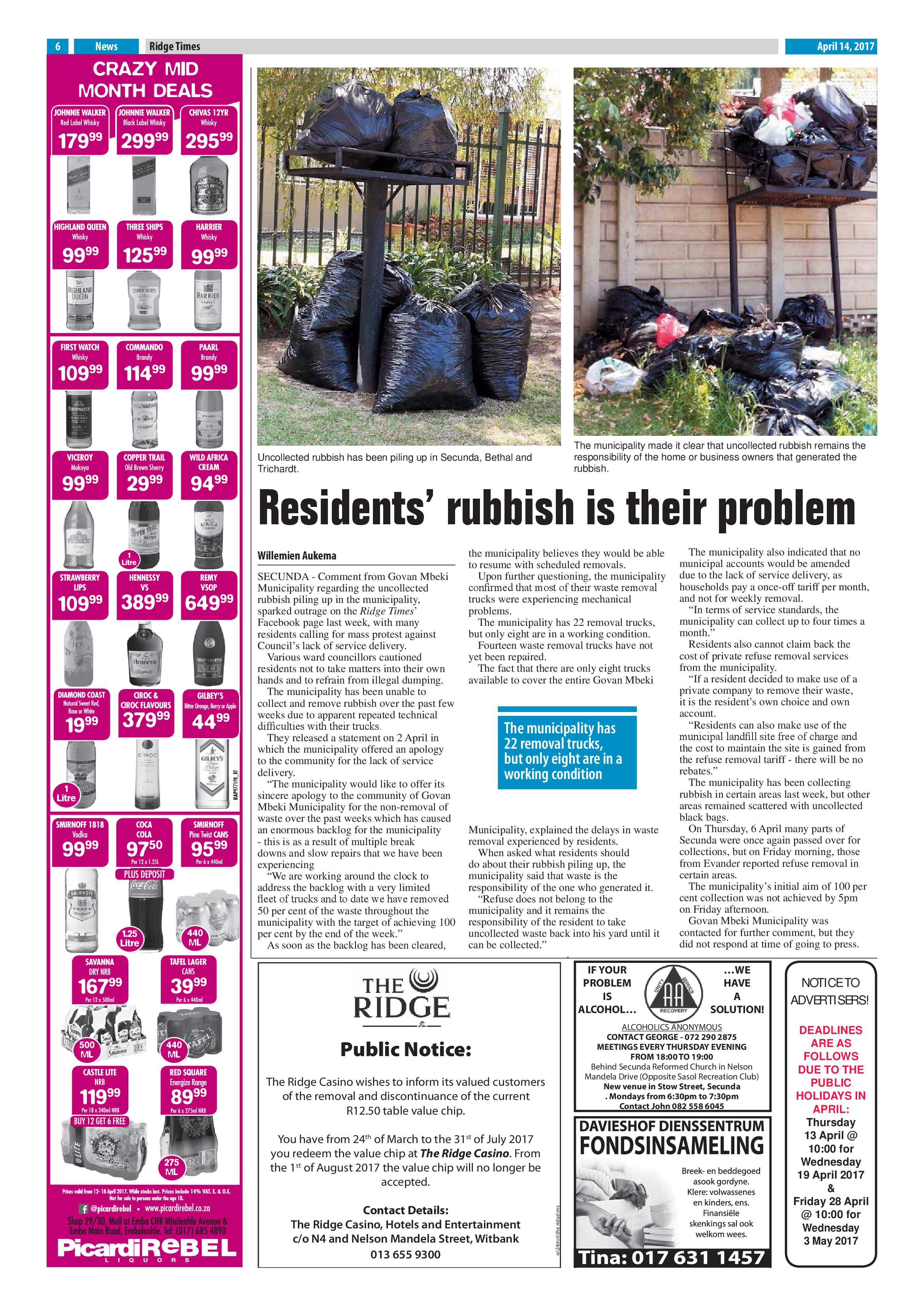Ridge Times, 14 April 2017 page 6