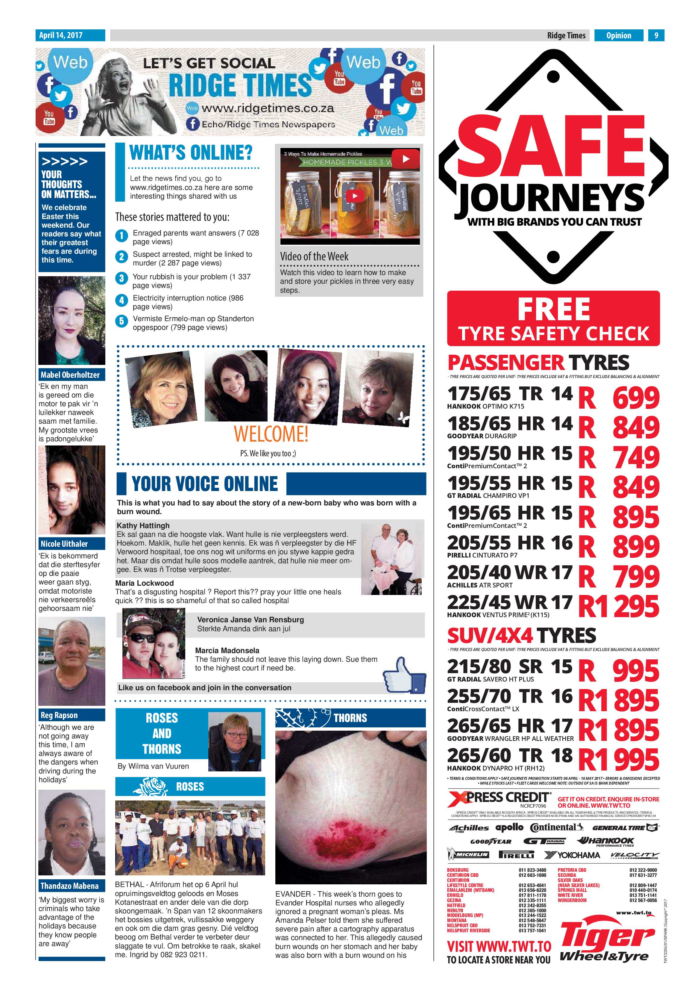 Ridge Times, 14 April 2017 page 9