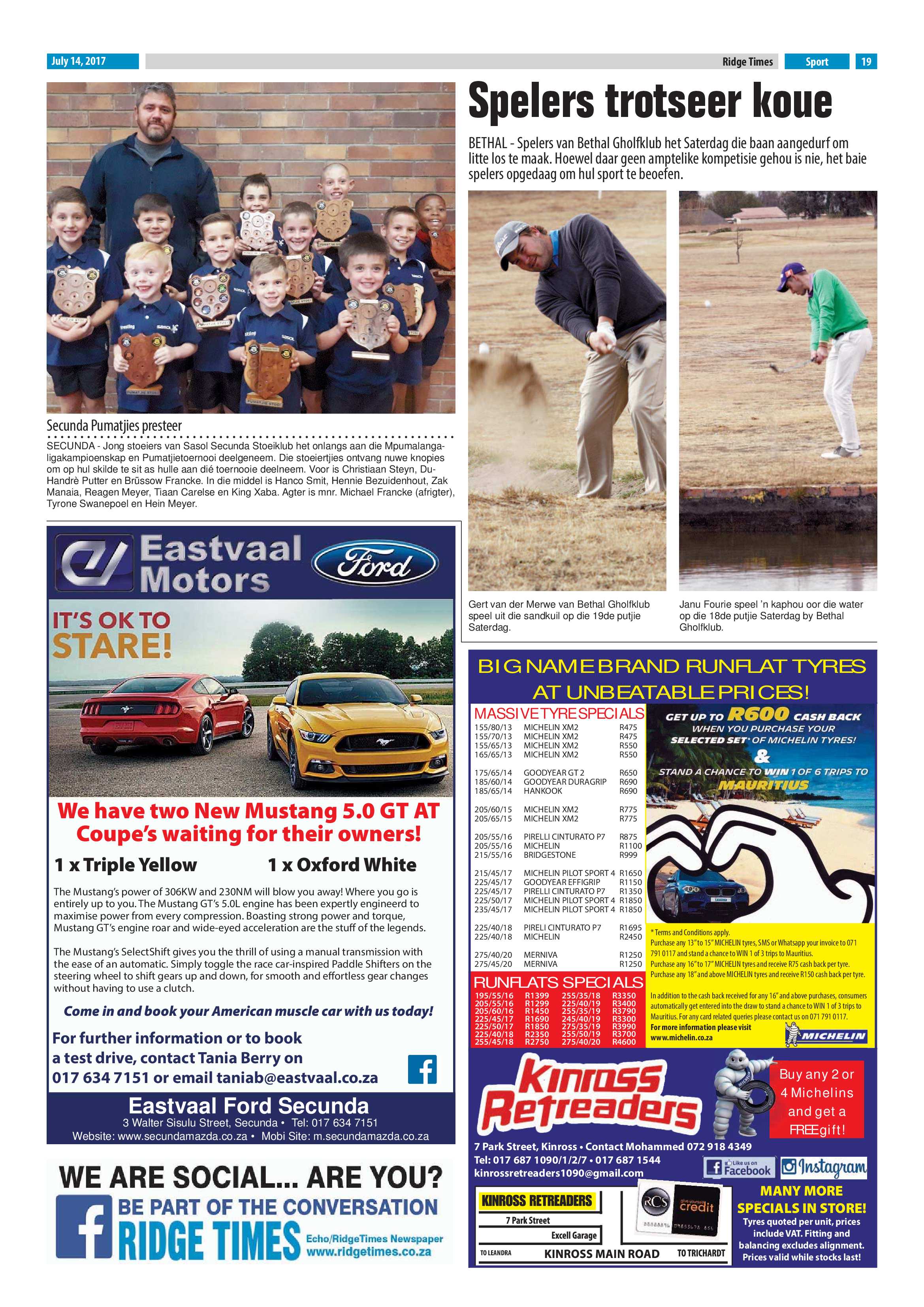 Ridge Times, 14 July 2017 page 19