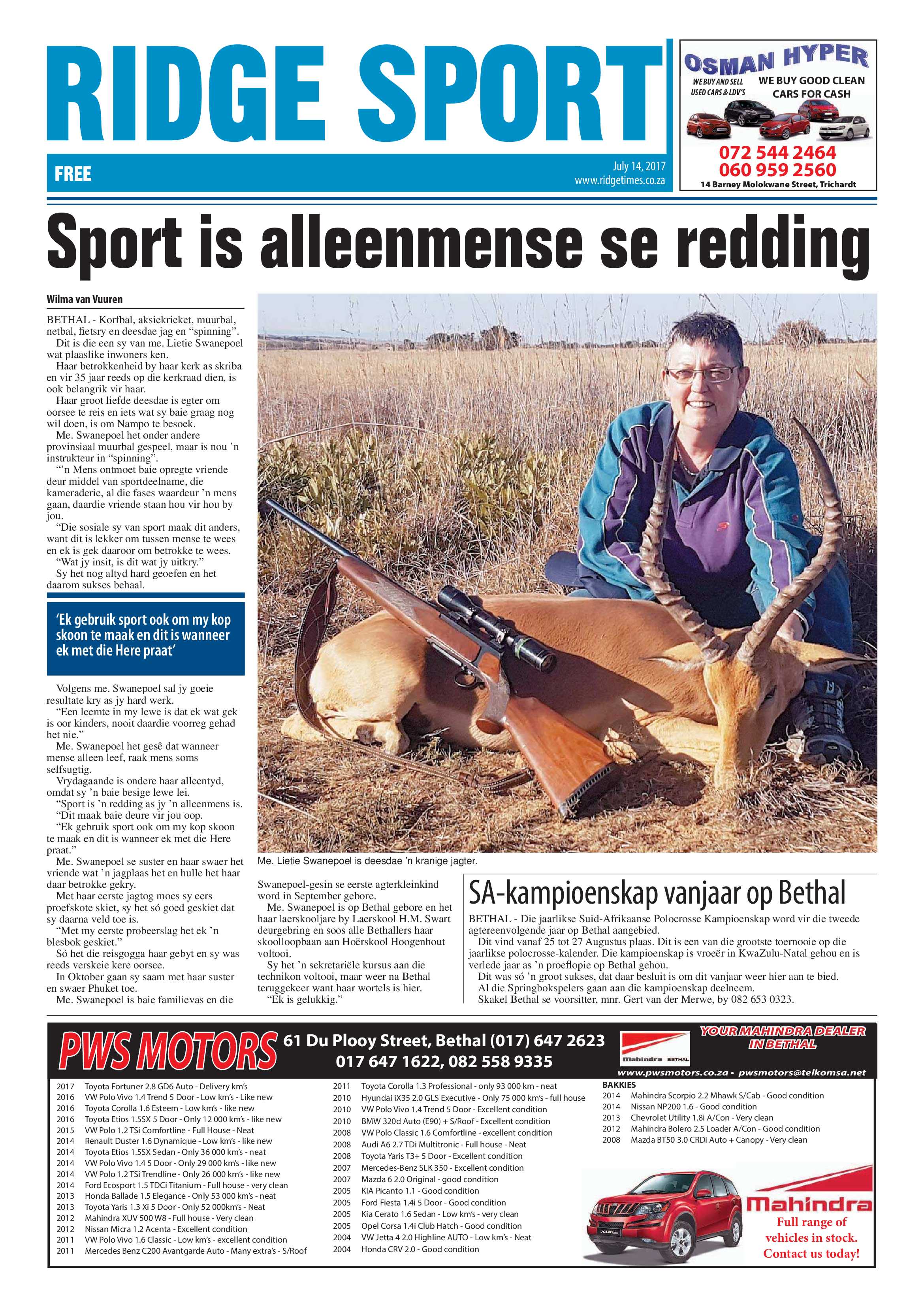 Ridge Times, 14 July 2017 page 20