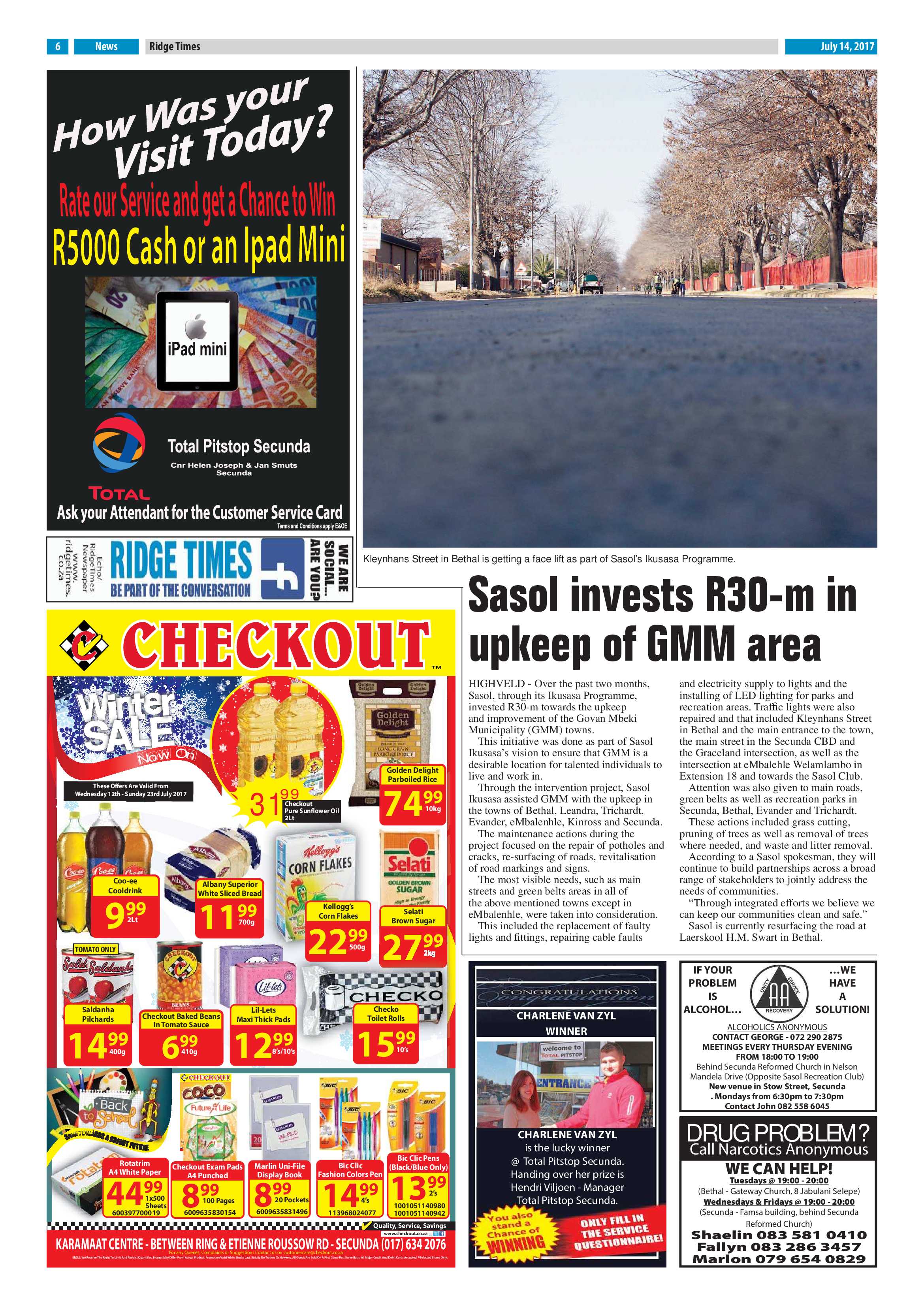 Ridge Times, 14 July 2017 page 6