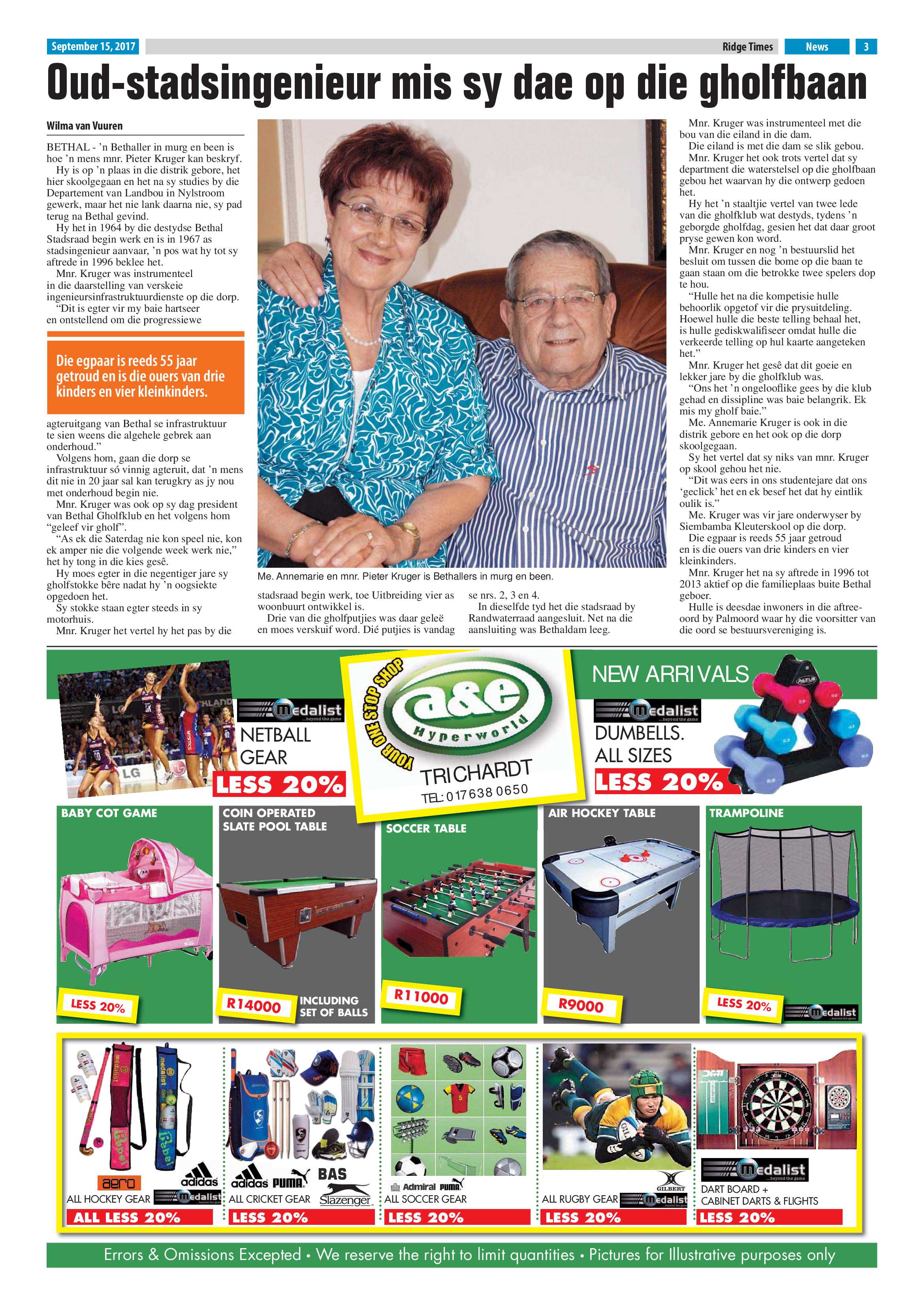 Ridge Times, 15 September 2017 page 3
