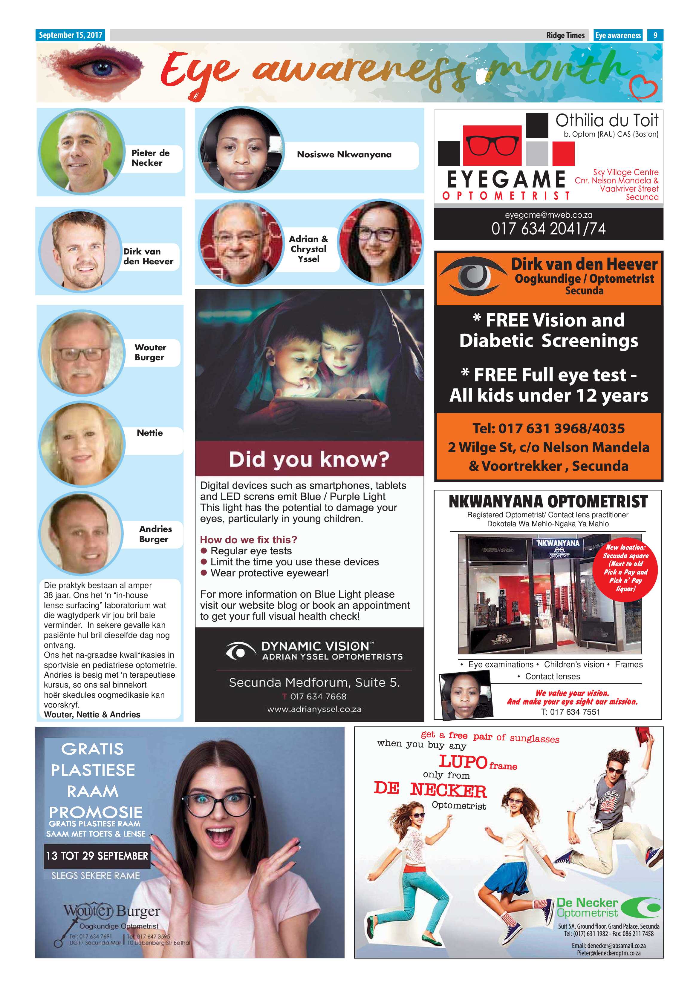 Ridge Times, 15 September 2017 page 9