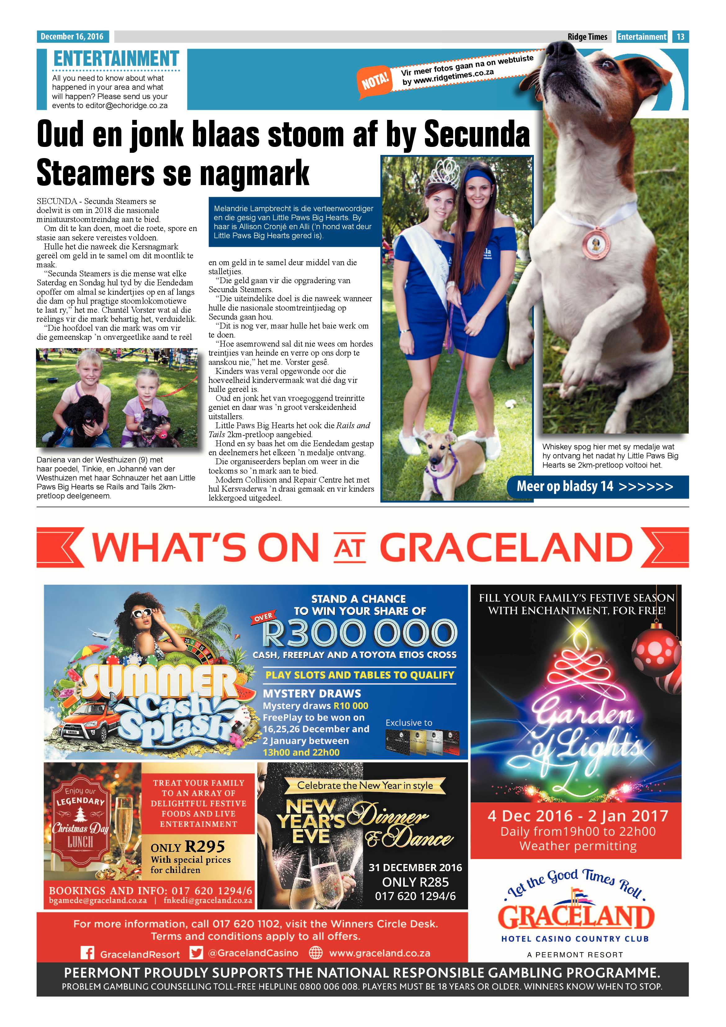 Ridge Times, 16 December 2016 page 13