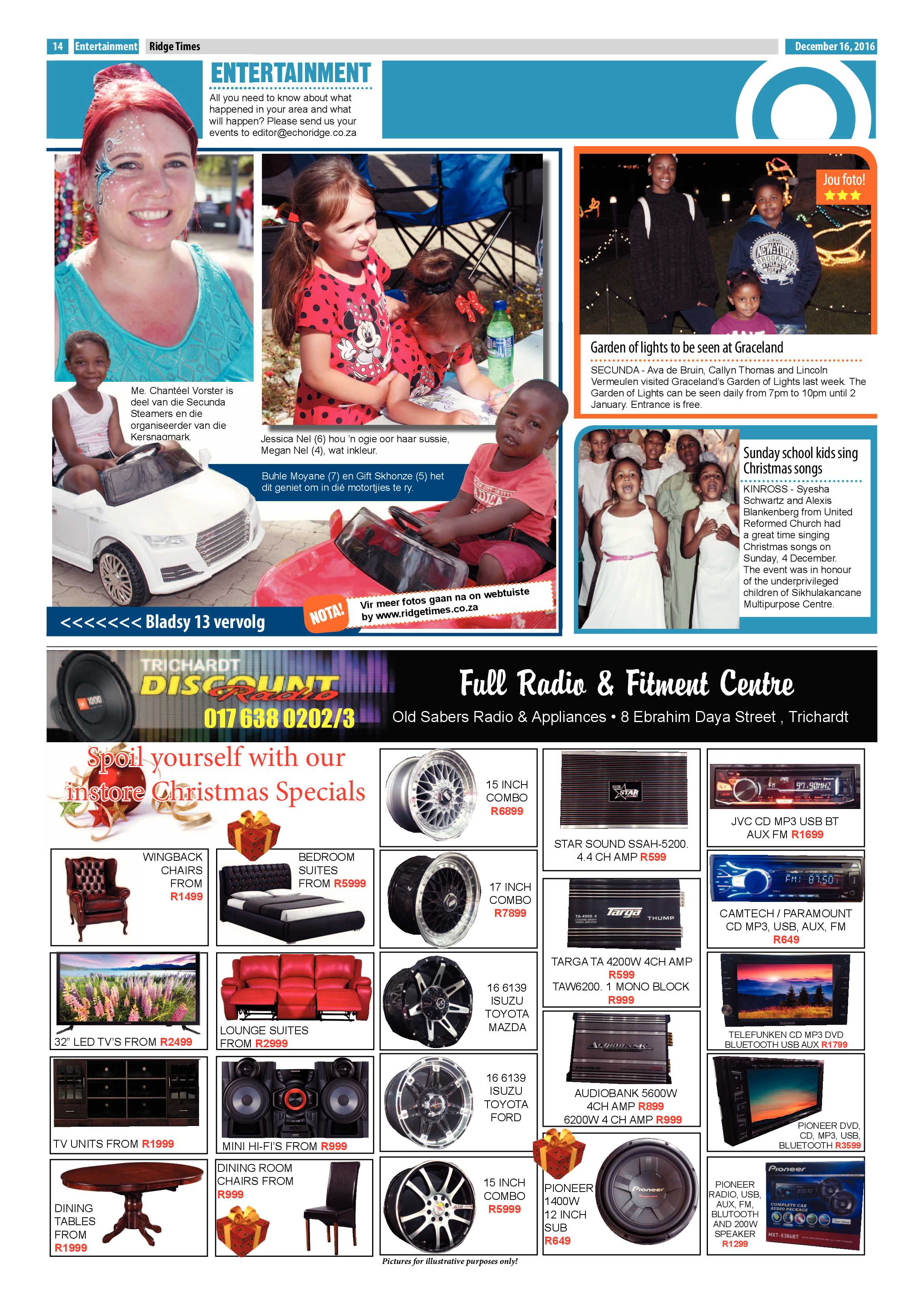 Ridge Times, 16 December 2016 page 14