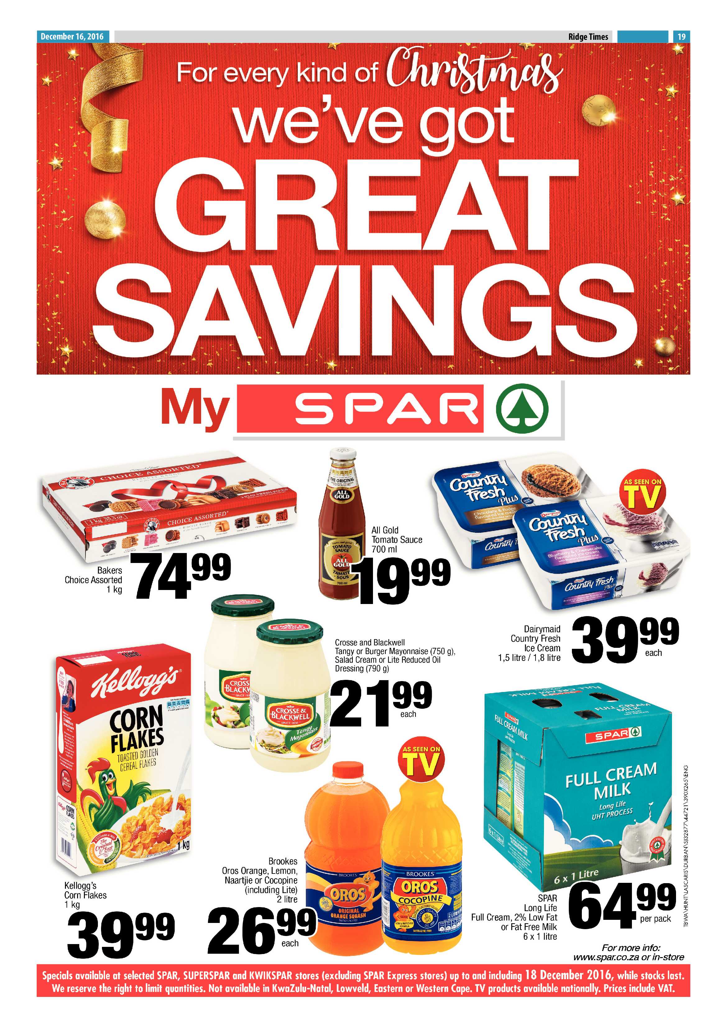 Ridge Times, 16 December 2016 page 19