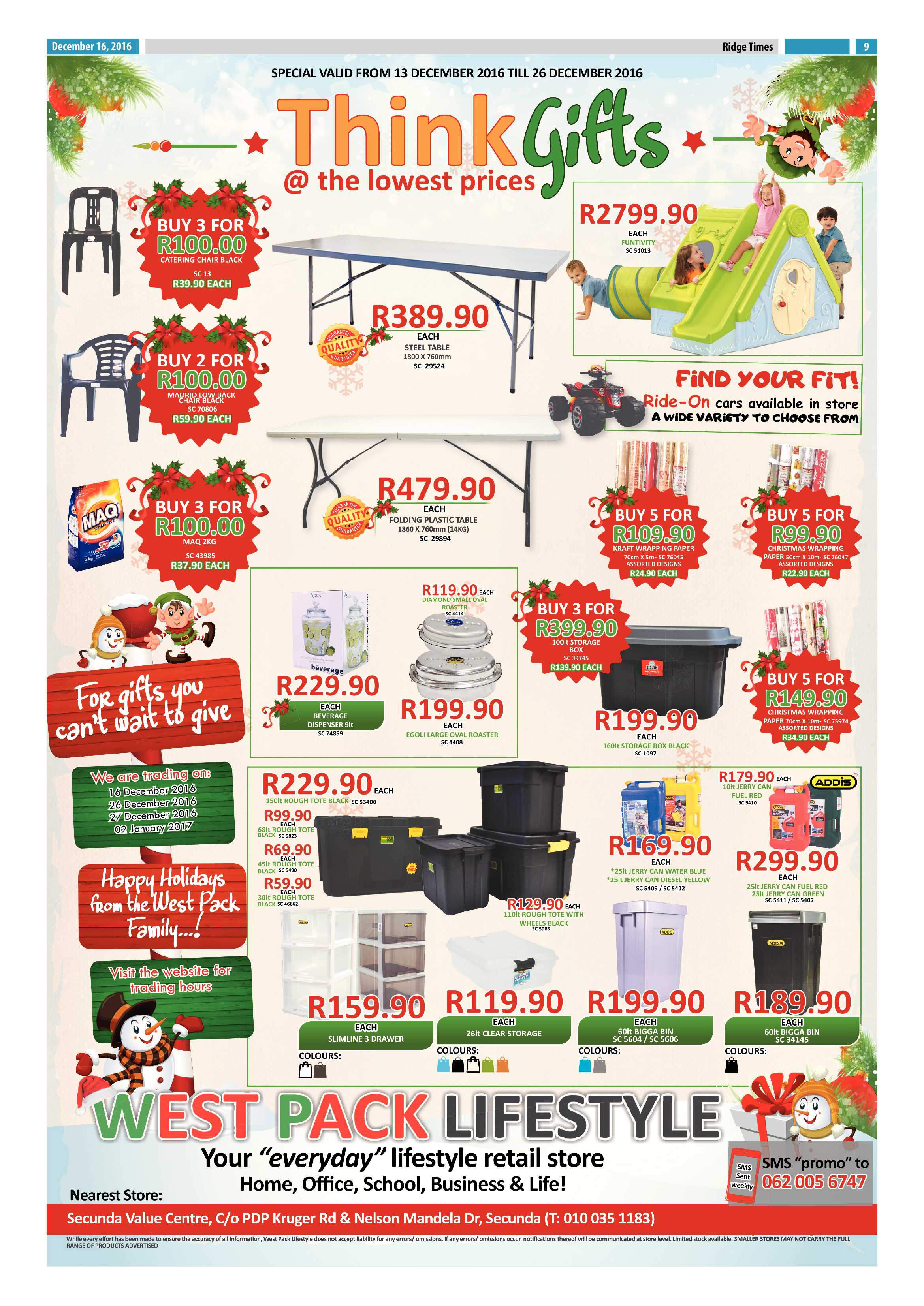 Ridge Times, 16 December 2016 page 9