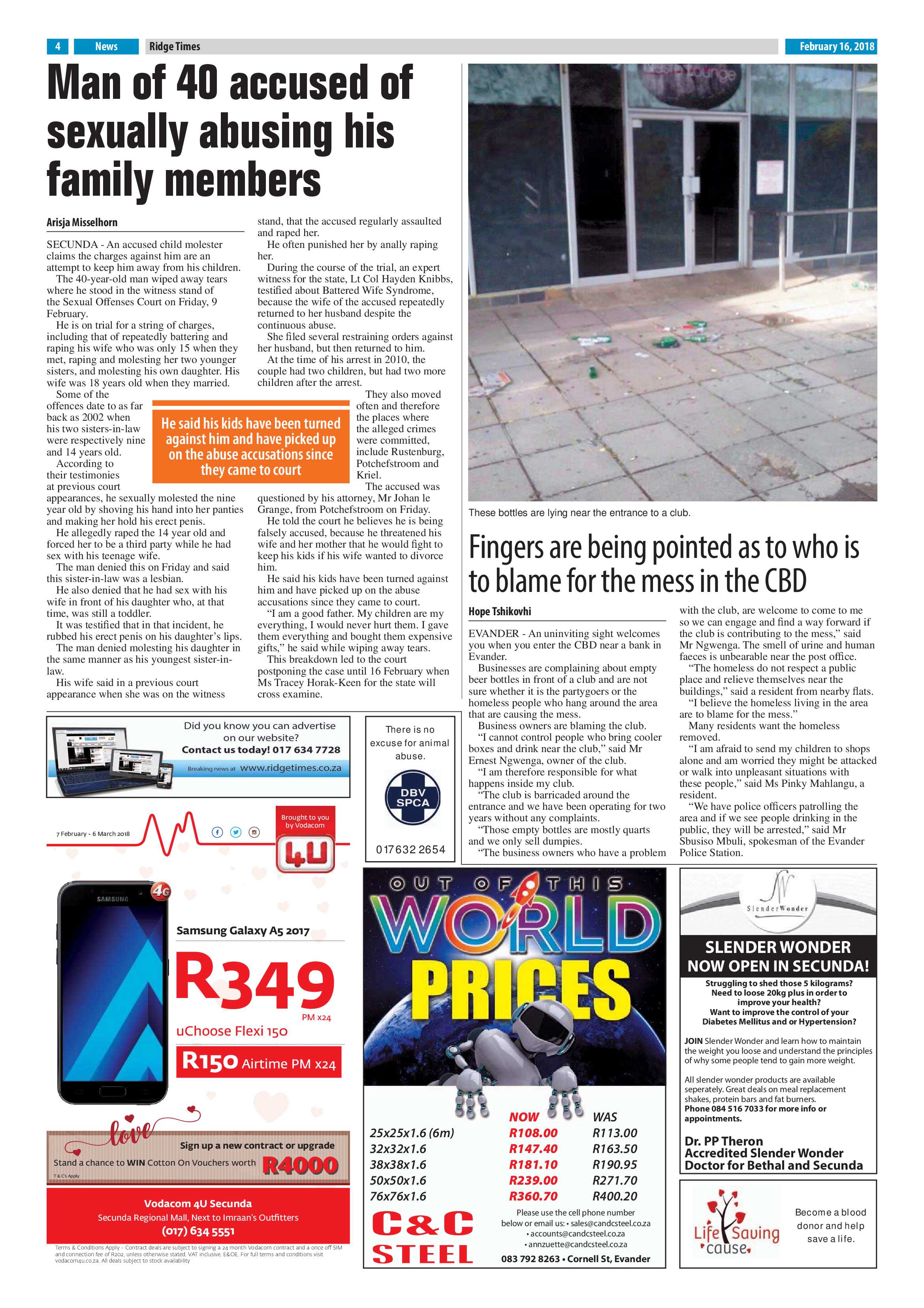 Ridge Times, 16 February 2018 page 4