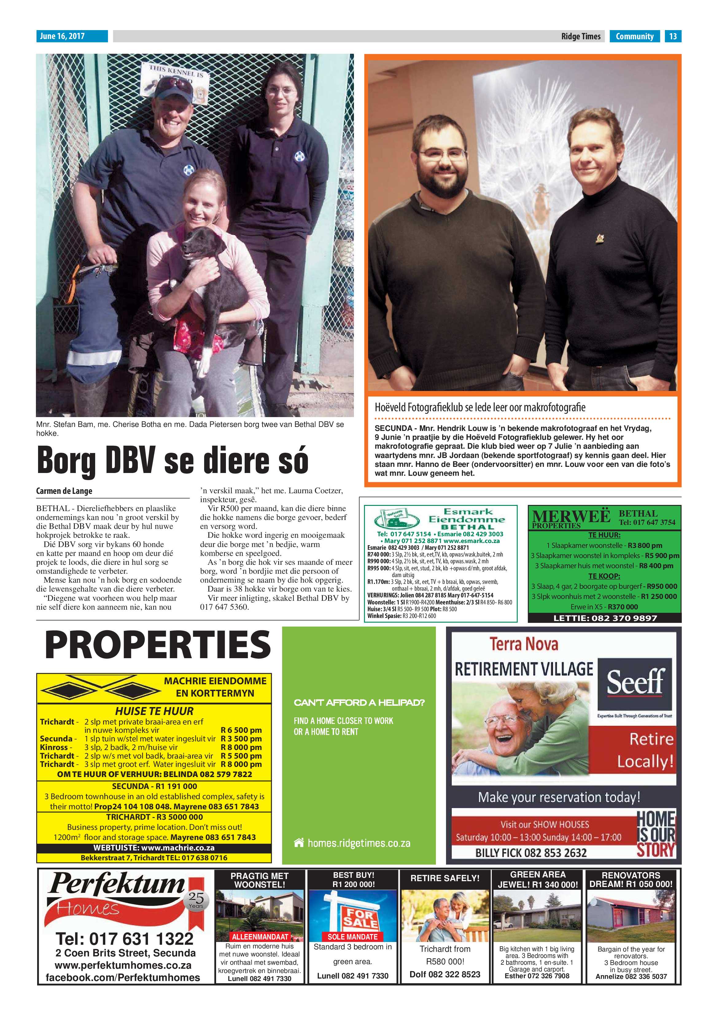 Ridge Times, 16 June 2017 page 13